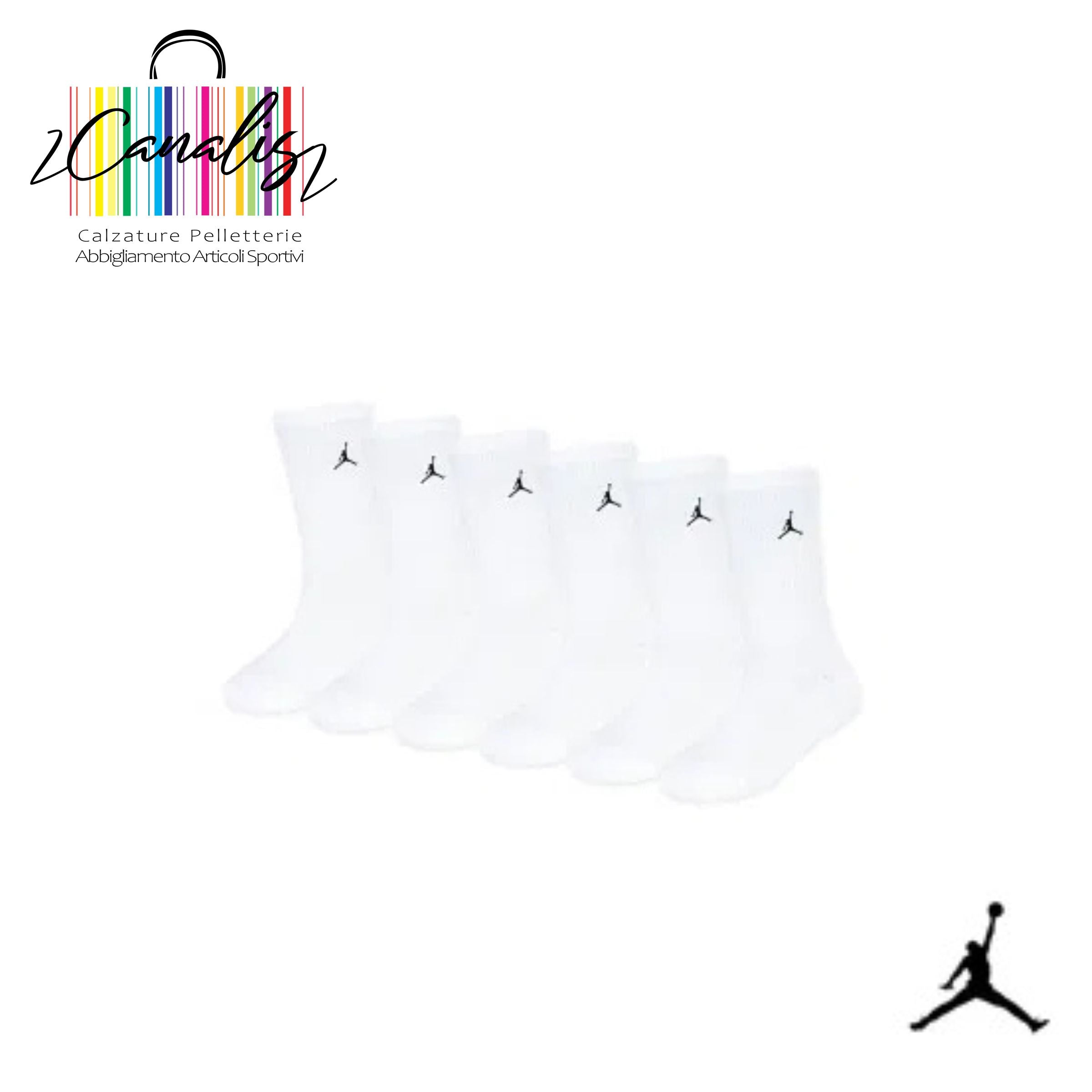 set calze jordan BJ0583 JHN EVERYDAY ESSENTIALS 6PK CR