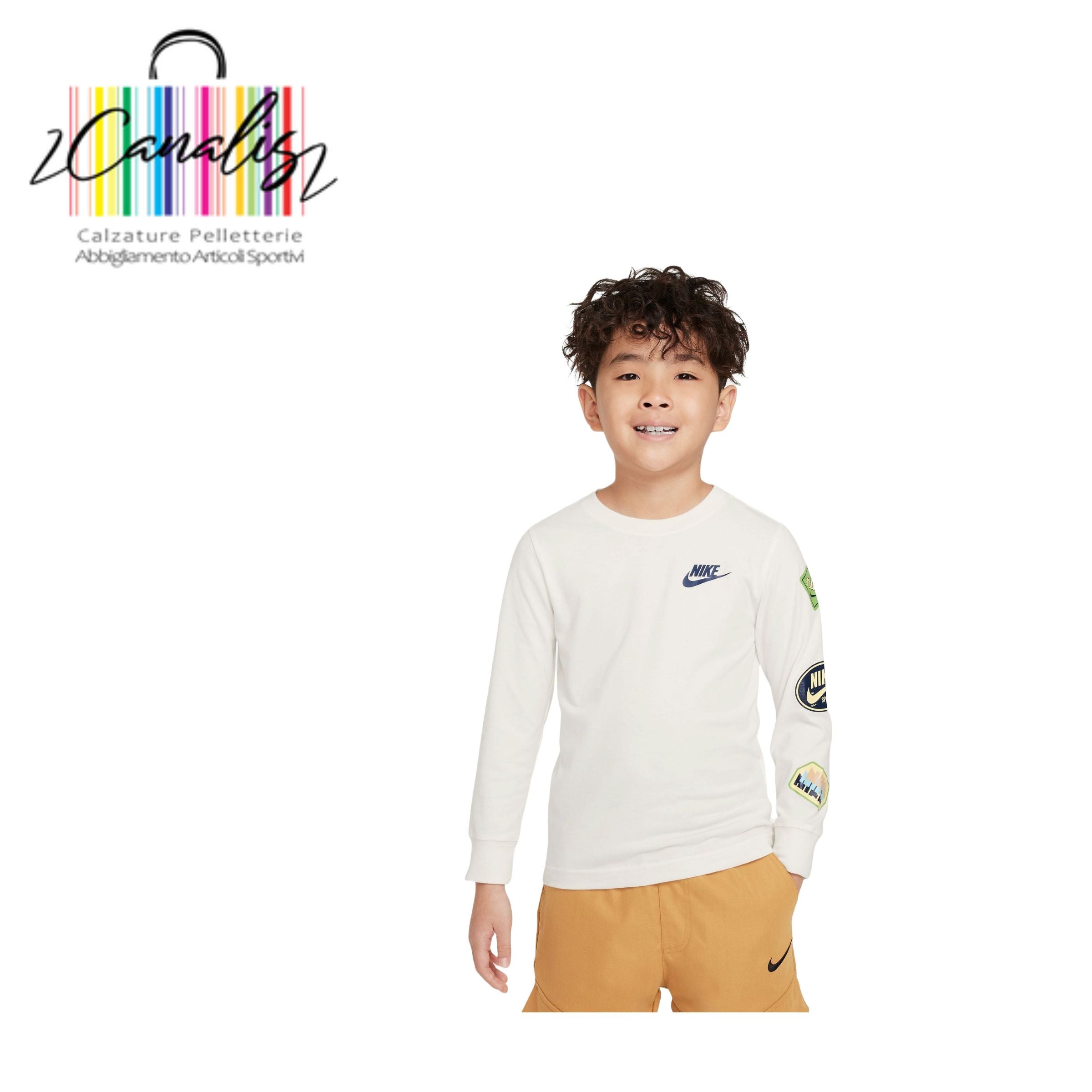 t-shirt m/l 86L833-782 RETRO STICKER LS TEE