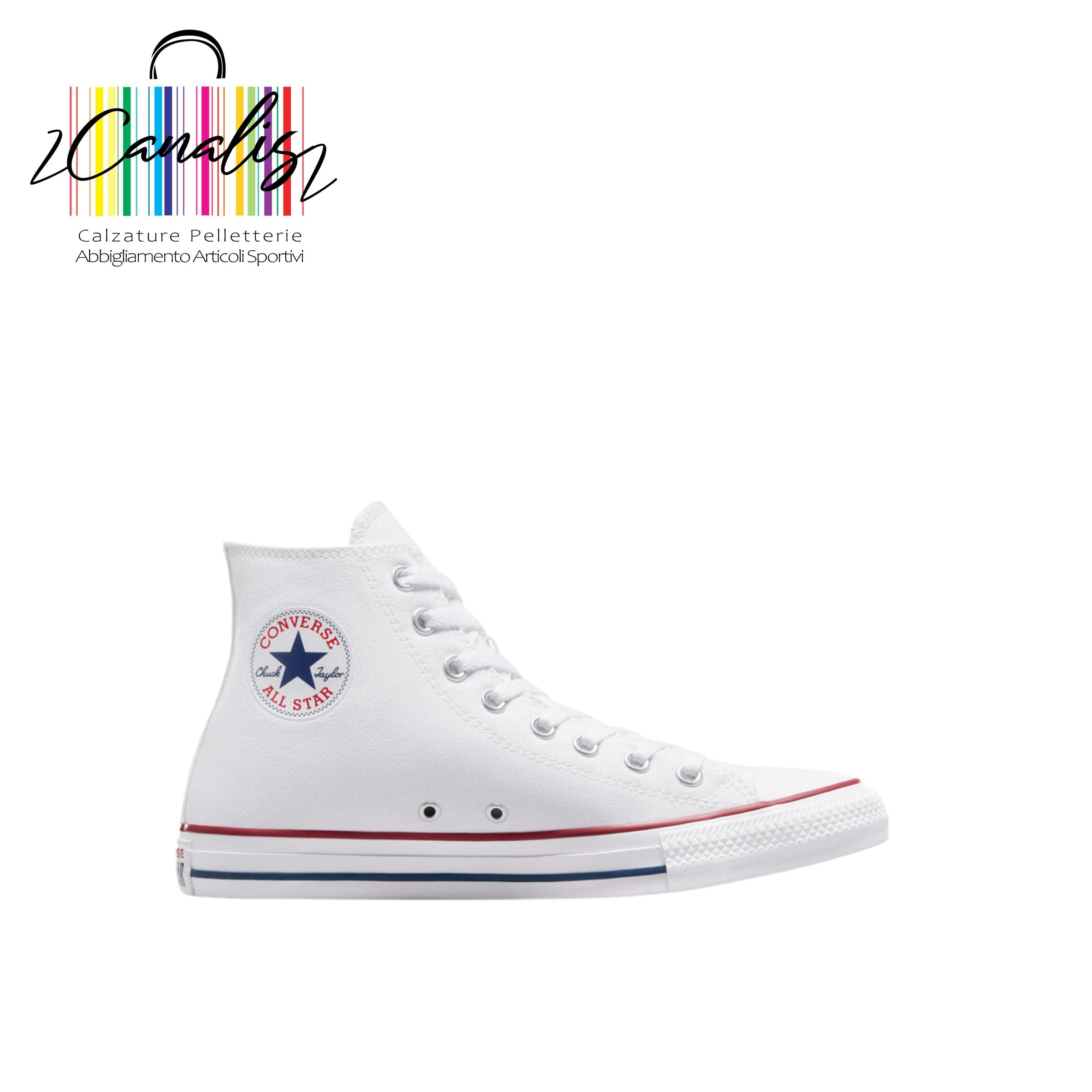 M7650C ALL STAR HI OPTICAL WHITE CONVERSE