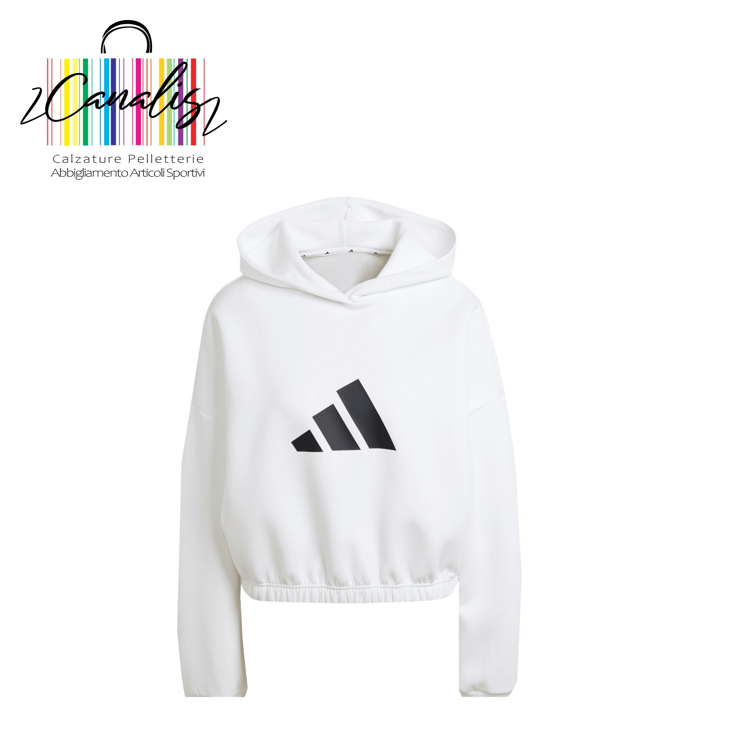JE0137 W FI 3B OH HD WHITE
Felpa con cappuccio adidas realizzata in parte con materiali riciclati e rinnovabili. ADIDAS