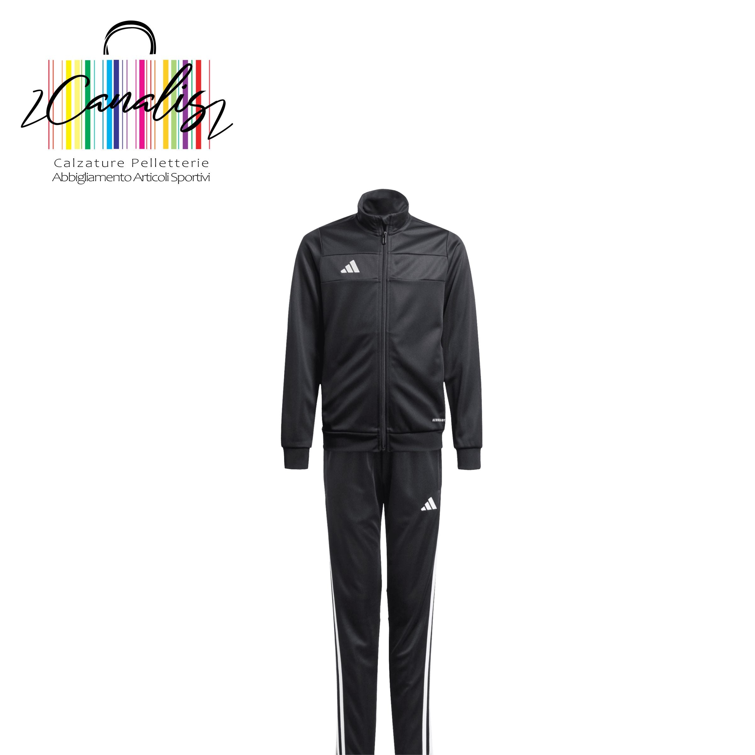 JD0625 TIRO ES TS Y BLACK/WHITE adidas Tuta Tiro 25 Essentials Junior