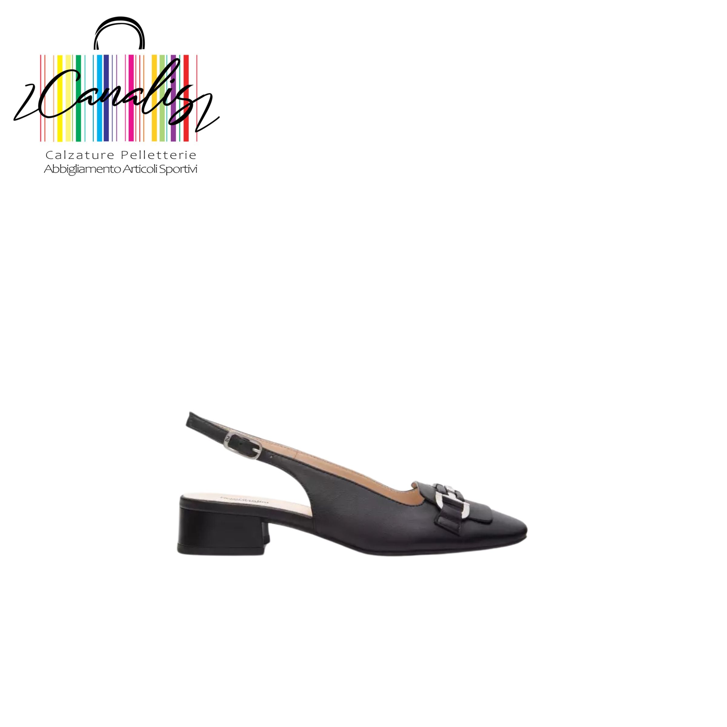 E512330D 100 SCARPA DONNA-TOM.PELLE-F.GOMMA NeroGiardini
Décolleté Donna in Pelle