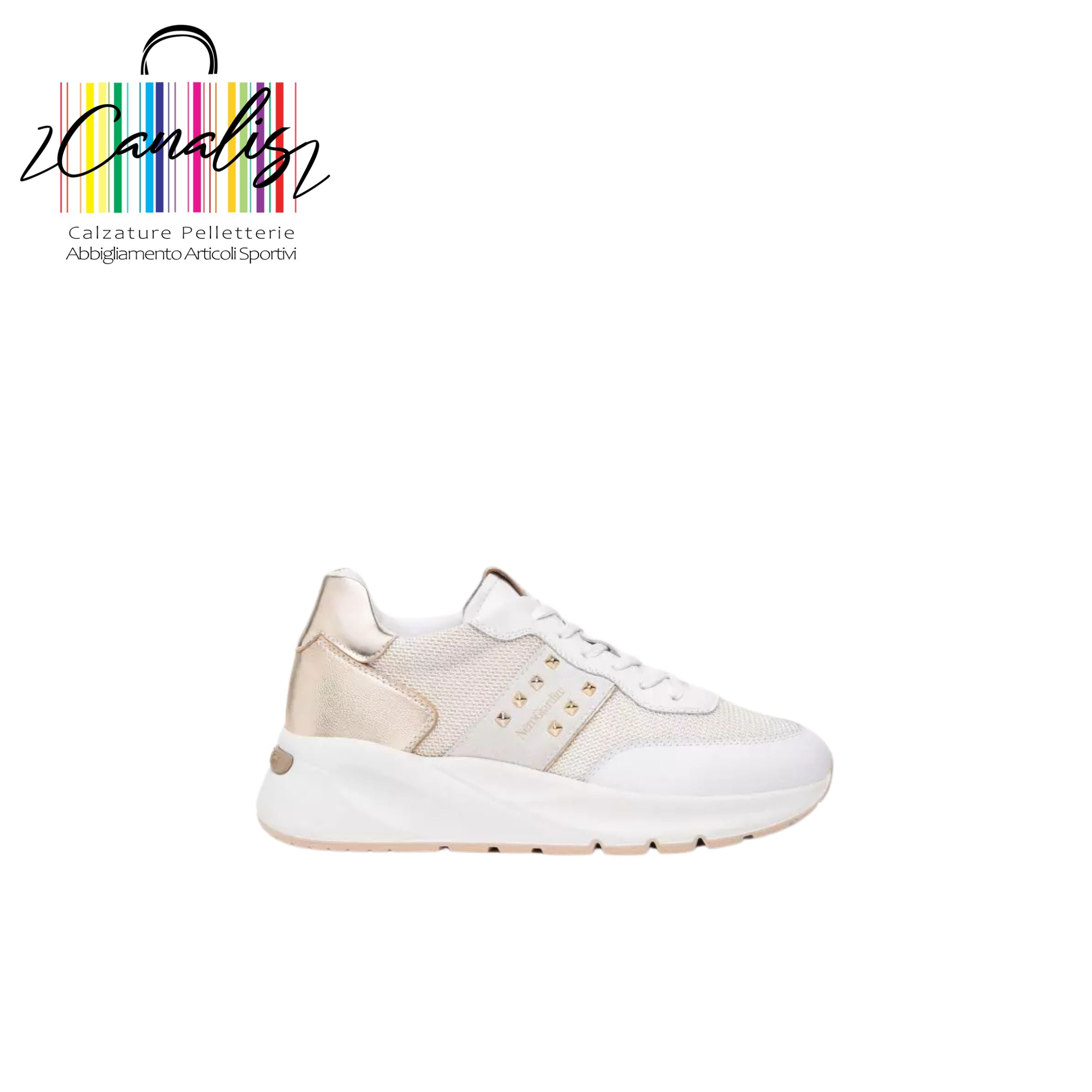 E512862D 707 SCARPA DONNA-TOM.PELLE-F.GOMMA NeroGiardini
Sneakers Donna in Pelle, Tela e Materiale Tecnico