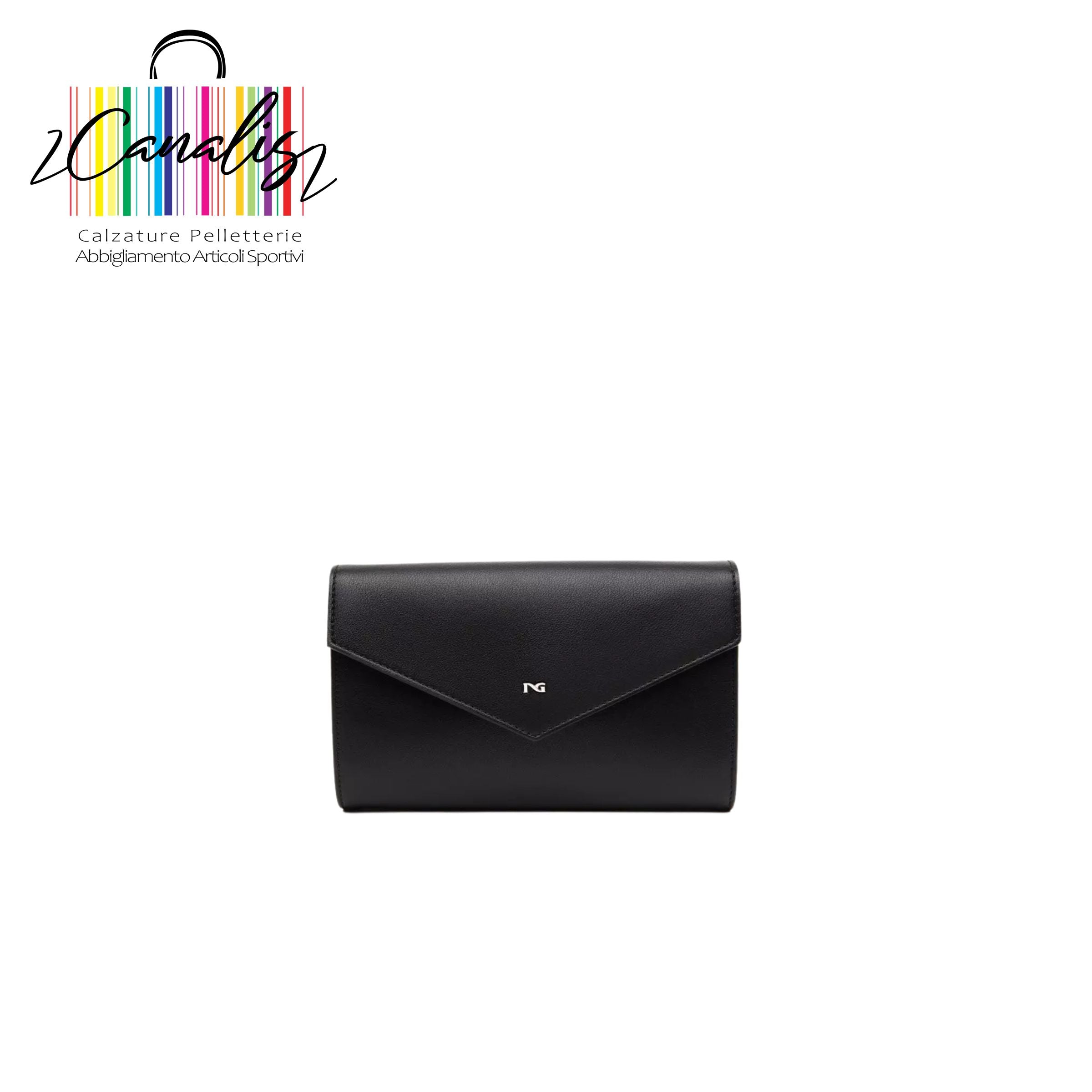 E543901DE BORSE IN SINTET.DONNA Pochette da Donna in Materiale Tecnico Nero Giardini