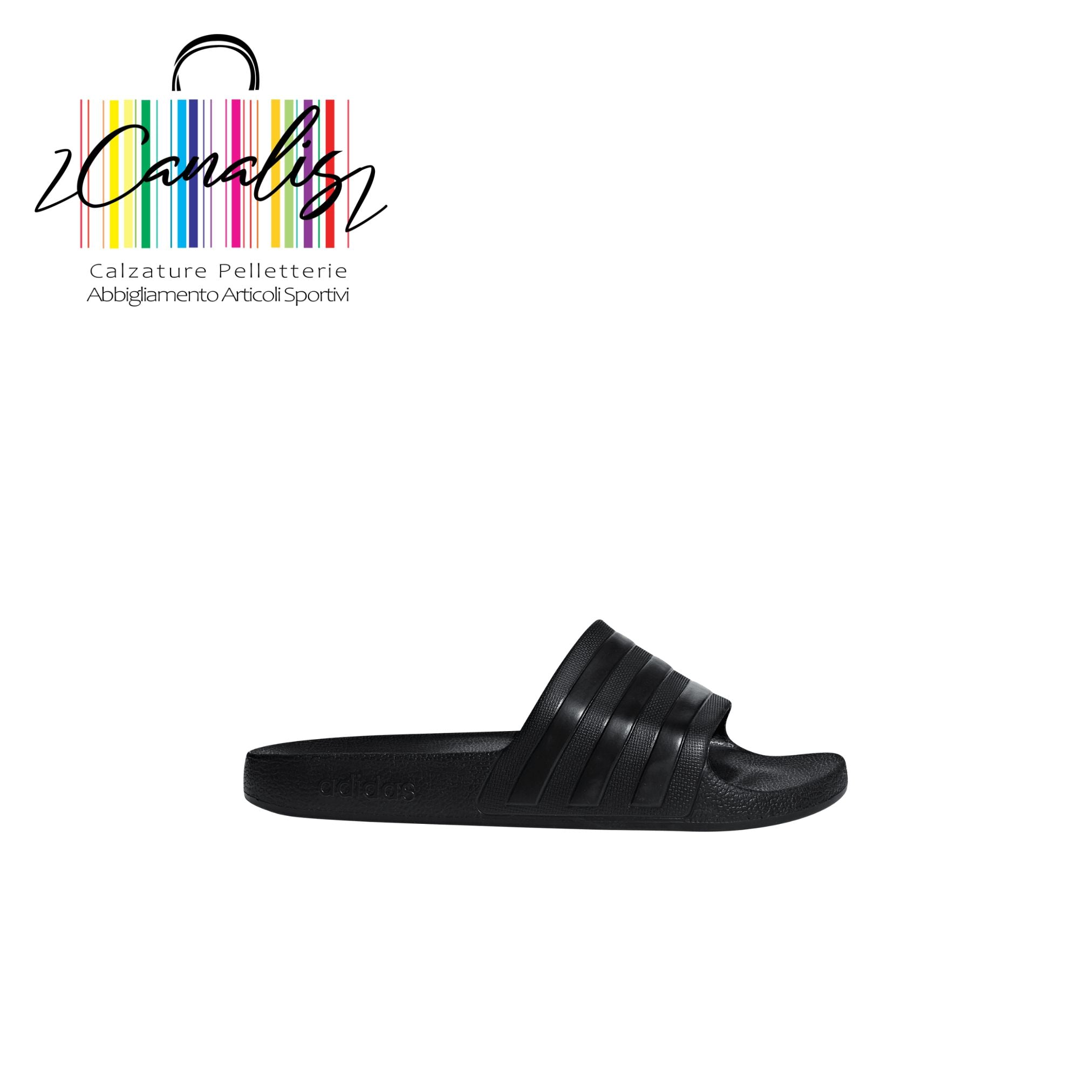 F35550 ADILETTE AQUA CBLACK/CBLA ciabatte piscina adidas