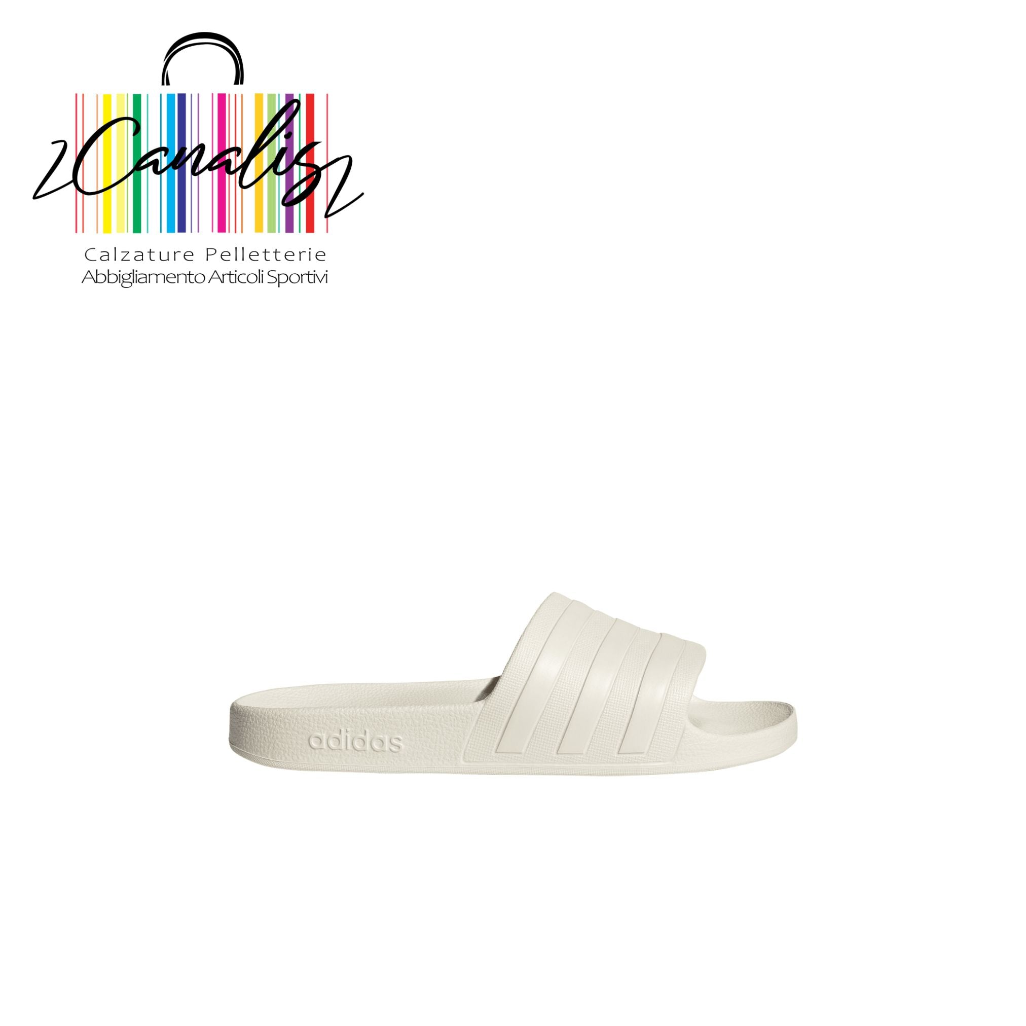 JP5183 ADILETTE AQUA OWHITE/OWHIT CIABATTE PISCINA ADIDAS