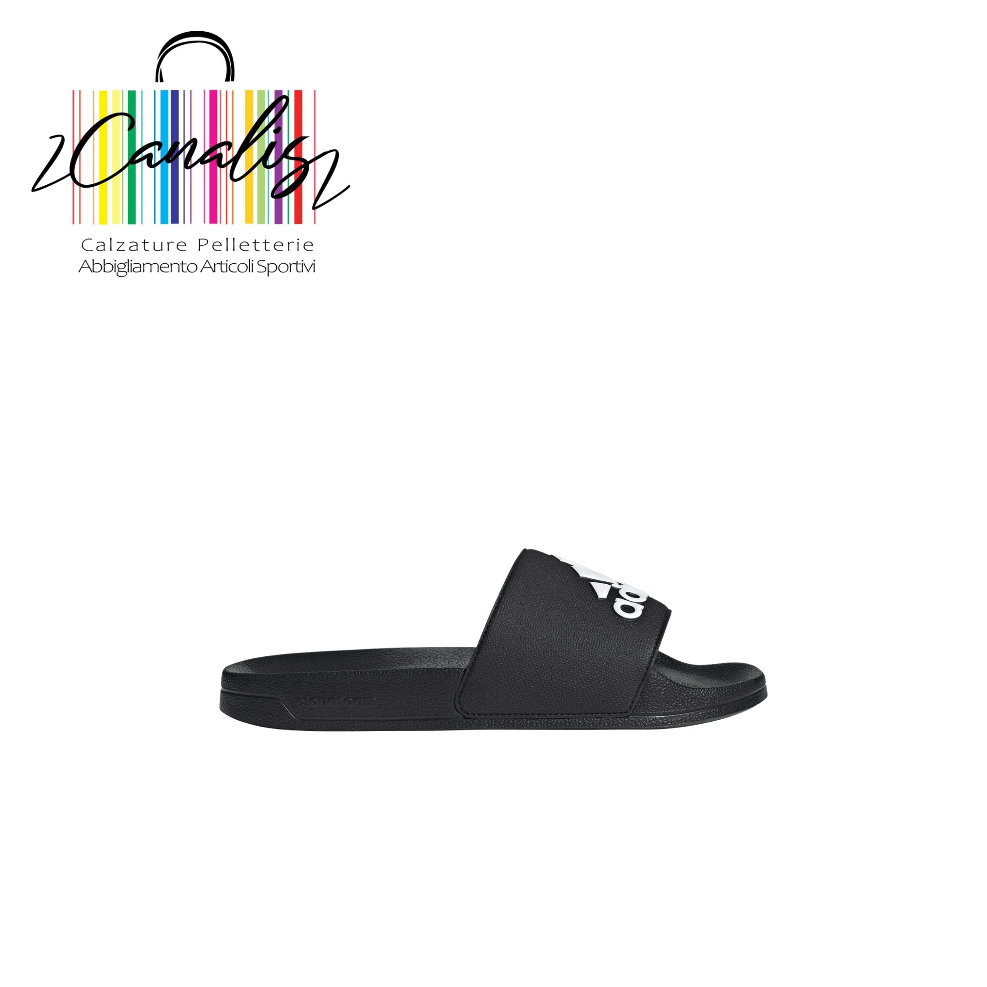 GZ3779 ADILETTE SHOWER Ciabatte adilette Shower adidas CBLACK/FTWWH