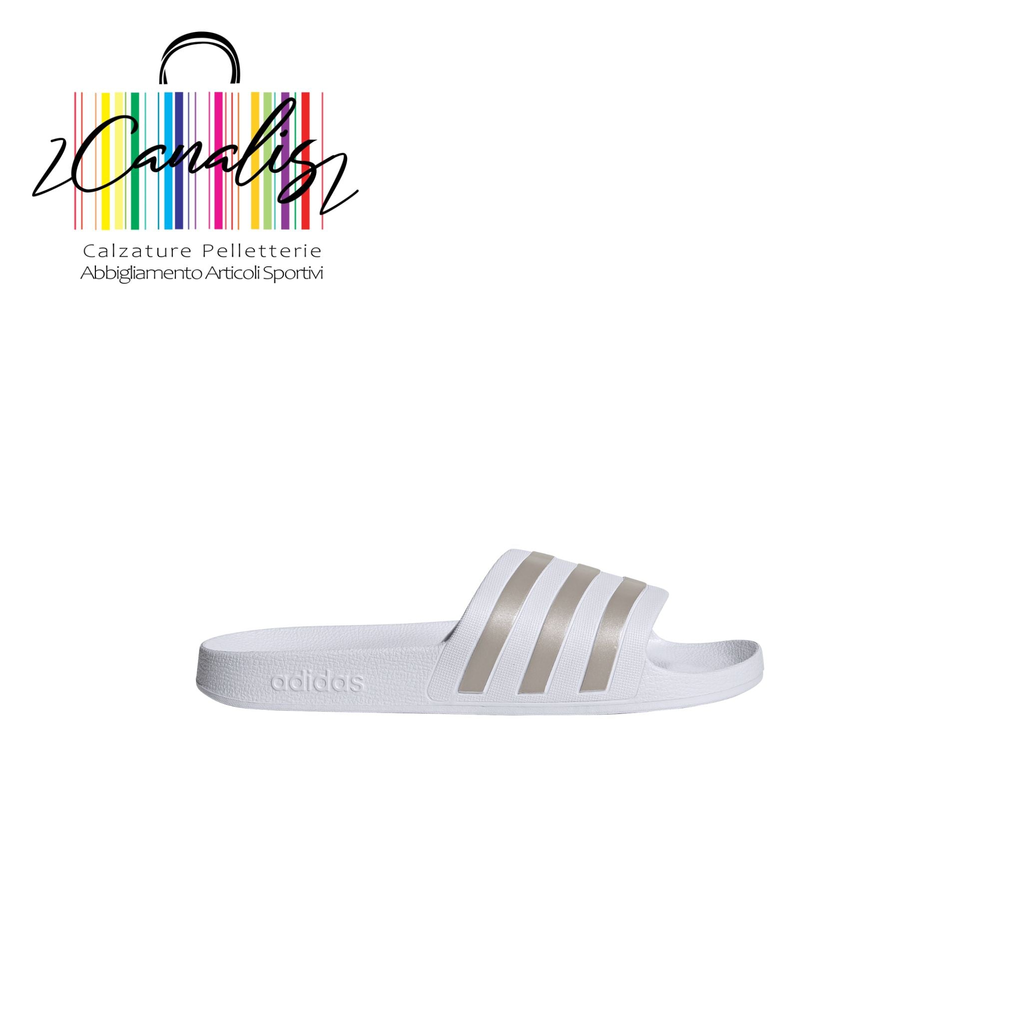 EF1730 ADILETTE AQUA FTWWHT/PLAME Ciabatte adilette Aqua adidas