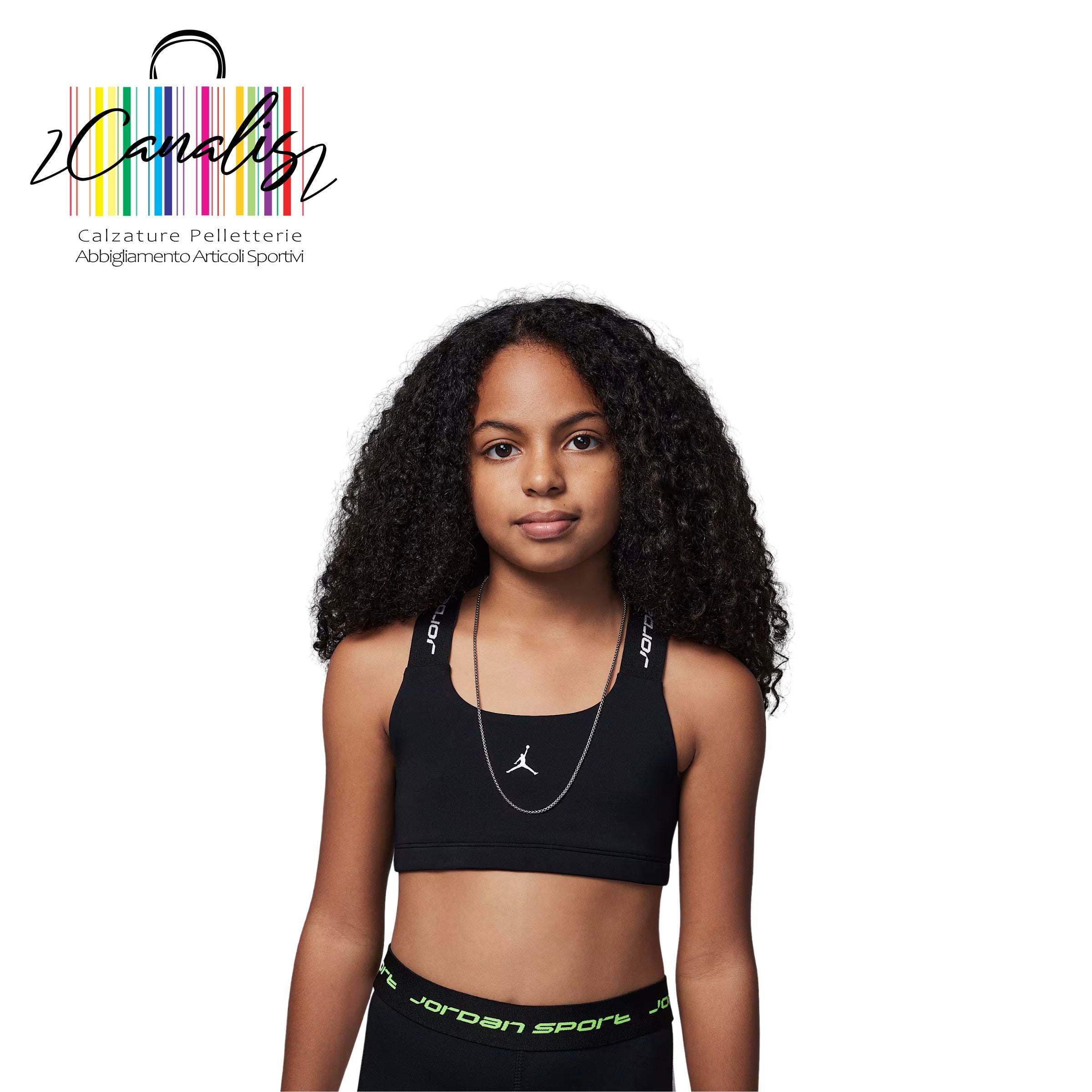 45D656-023 JDG SPORT INDY BRA top ragazza 8/16 ANNI JORDAN JUNIOR