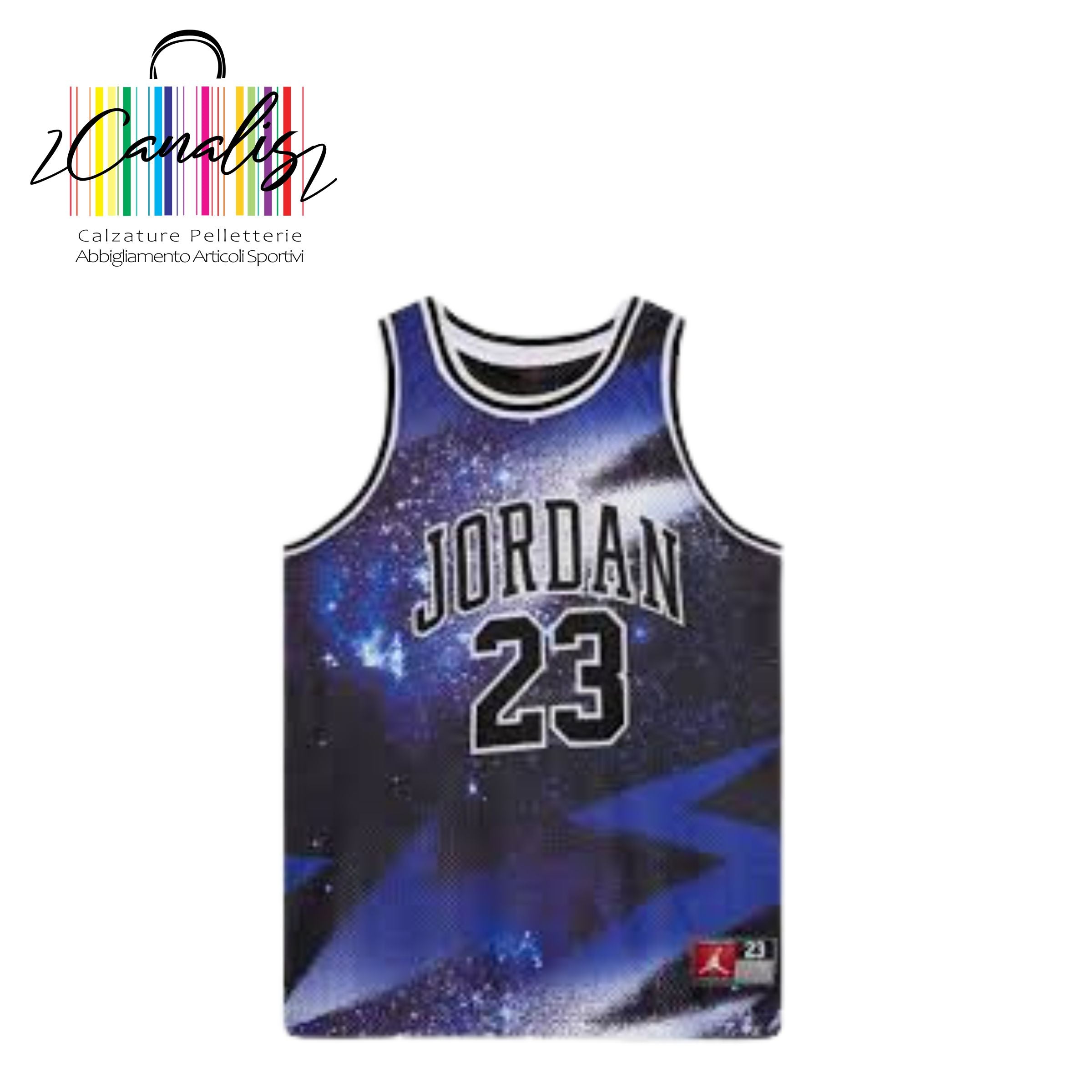 95C655-K73 JDN JORDAN 23 AOP JERSEY CANOTTA JORDAN MESH RAGAZZO 8/16 ANNI
