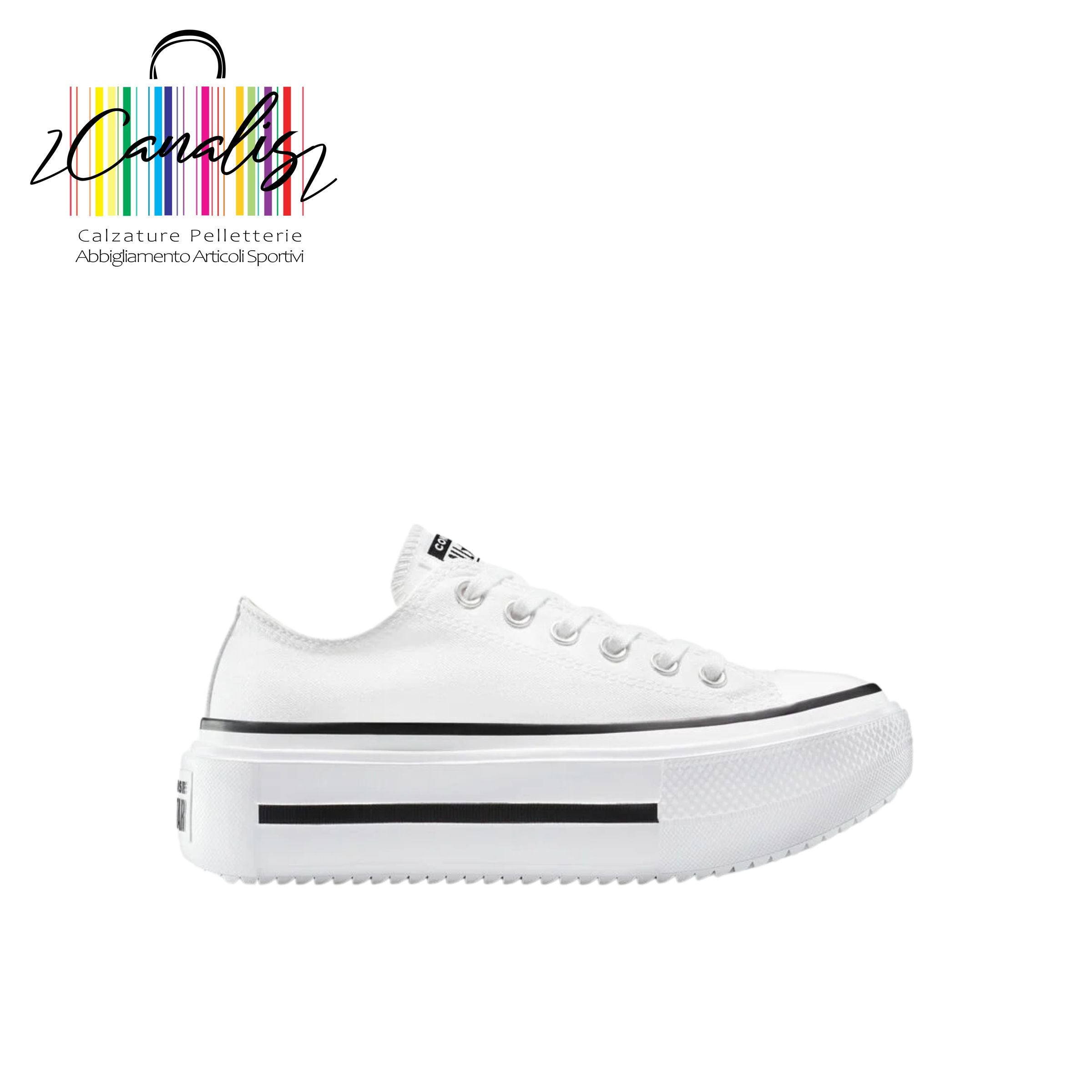 A15491C CTAS LIFT DOUBLE STACK OX Chuck Taylor All Star Lift Double Stack Platform
Unisex Scarpa low top