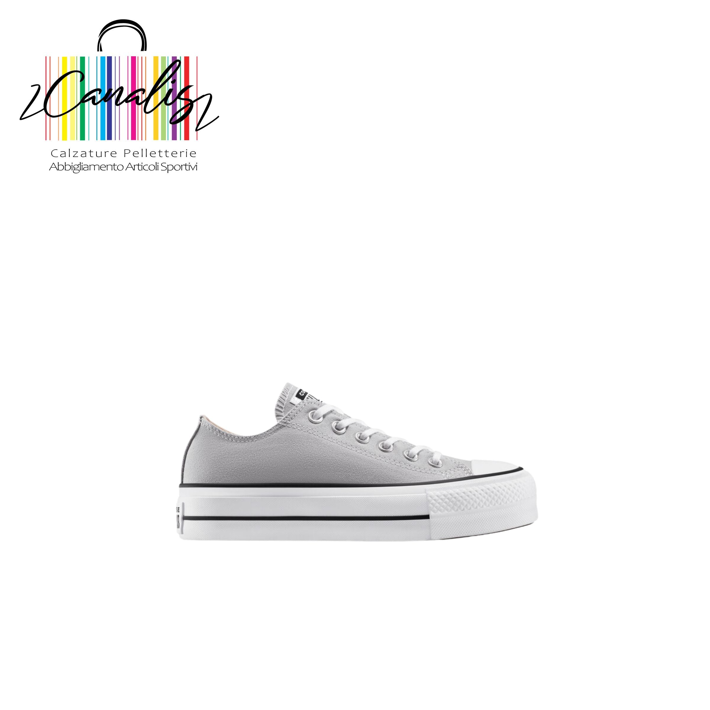 A12958C CTAS LIFT OX GREY Women Women's Sneakers Women's Platform
Chuck Taylor All Star Lift Platform Canvas Grey Area/White/Black