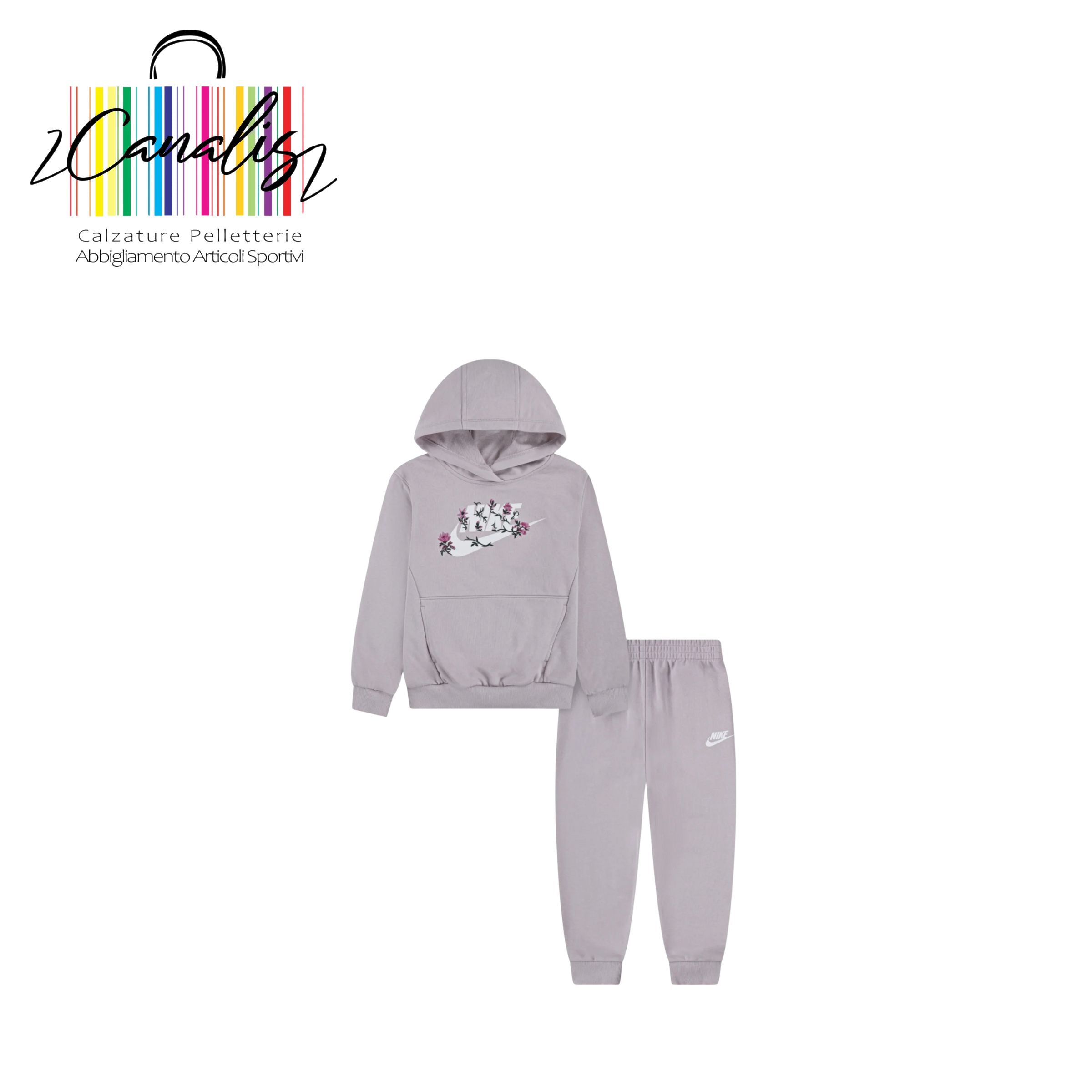 36N378-PA1 NKG PO HOODIE JOGGER FT TUTA 2/7 anni bambina NIKE