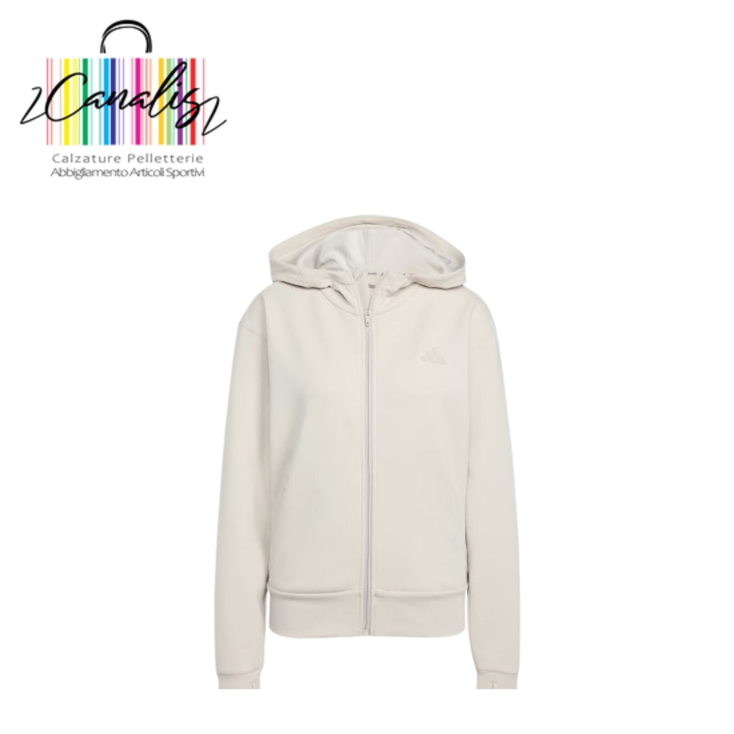 JD4689 W ALL SZN FZ HD Felpa donna adidas full zip