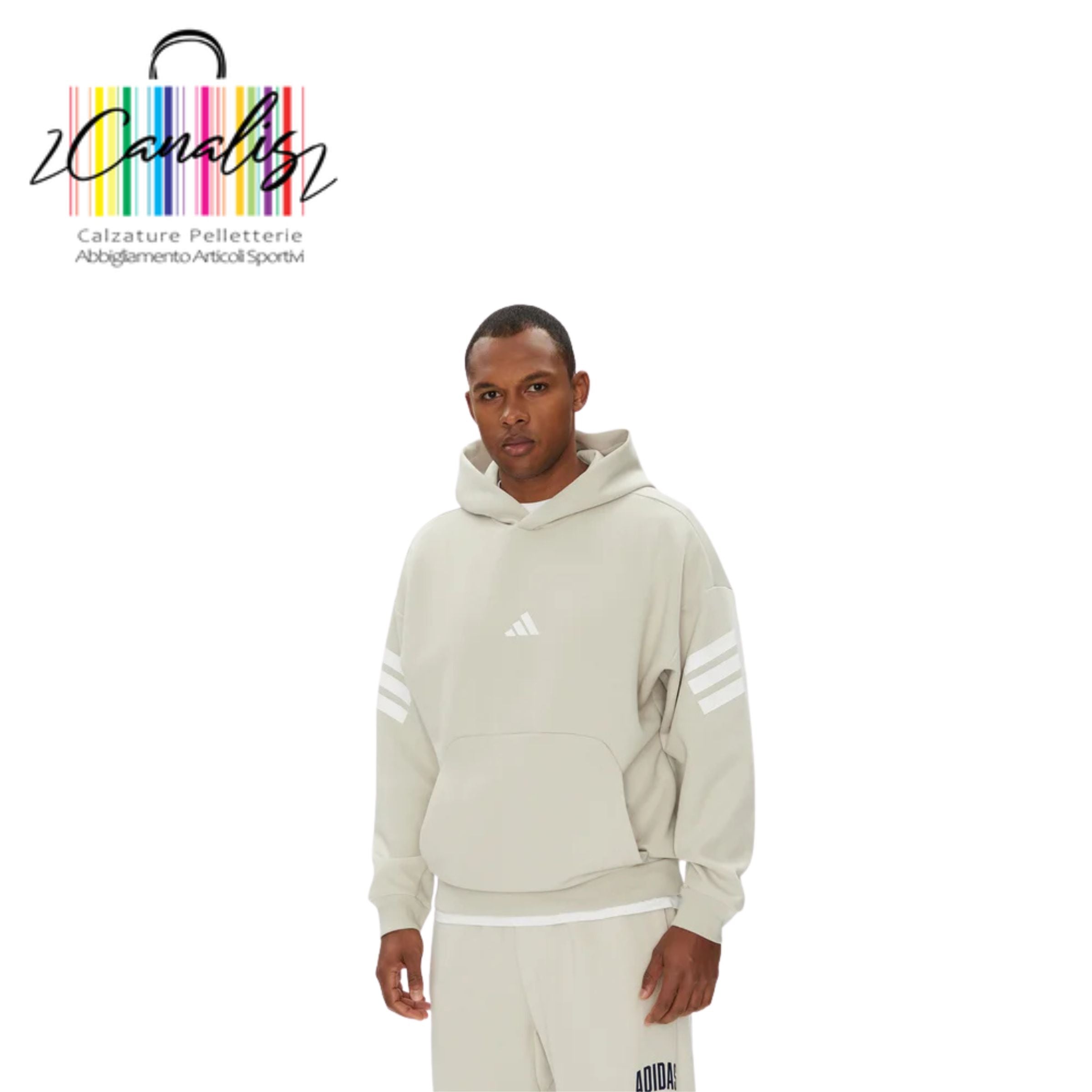 JW7099 M FI 3S HD FELPA CAPPUCCIO UOMO ADIDAS