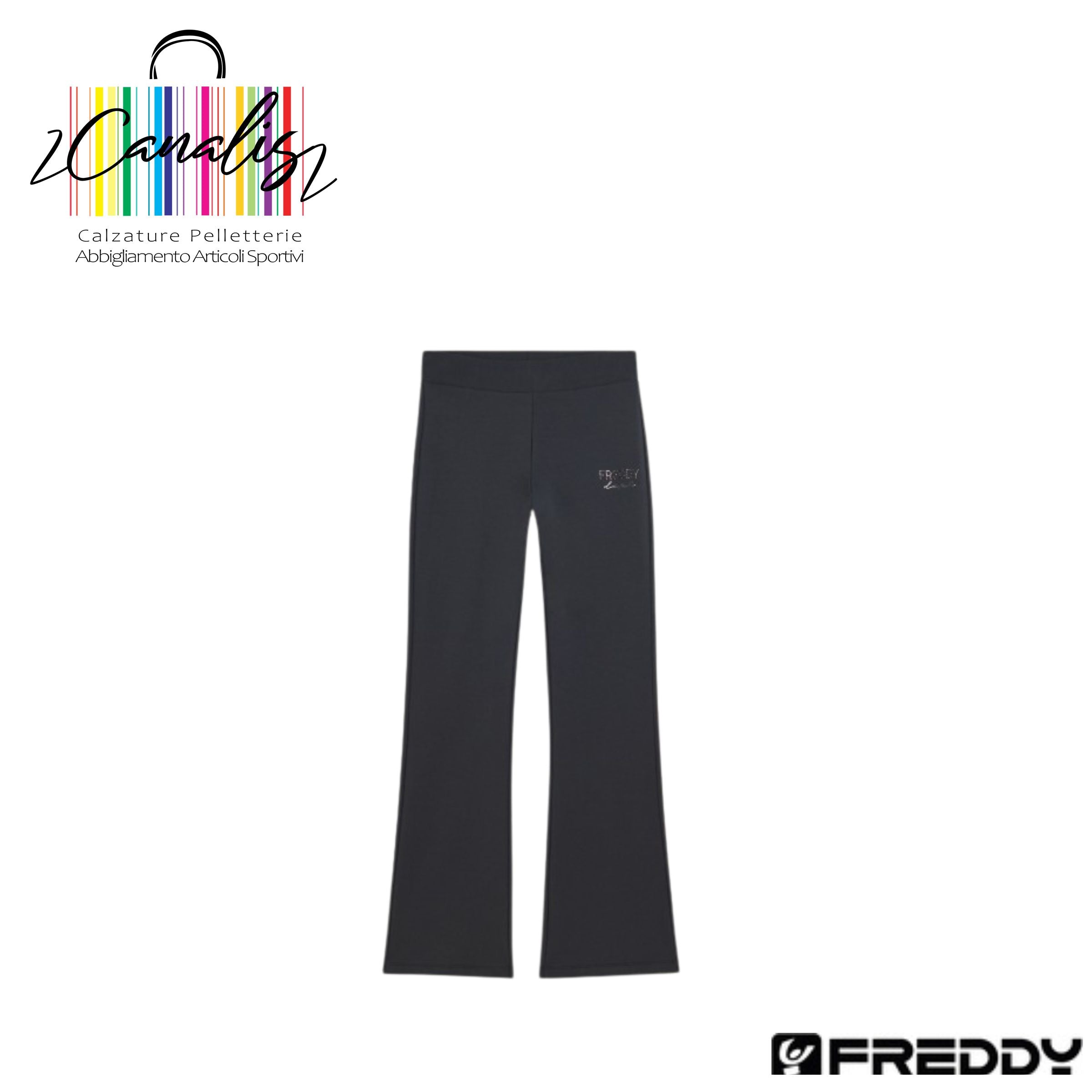 F25WTRP6 Pantaloni flare in felpa elasticizzata FREDDY