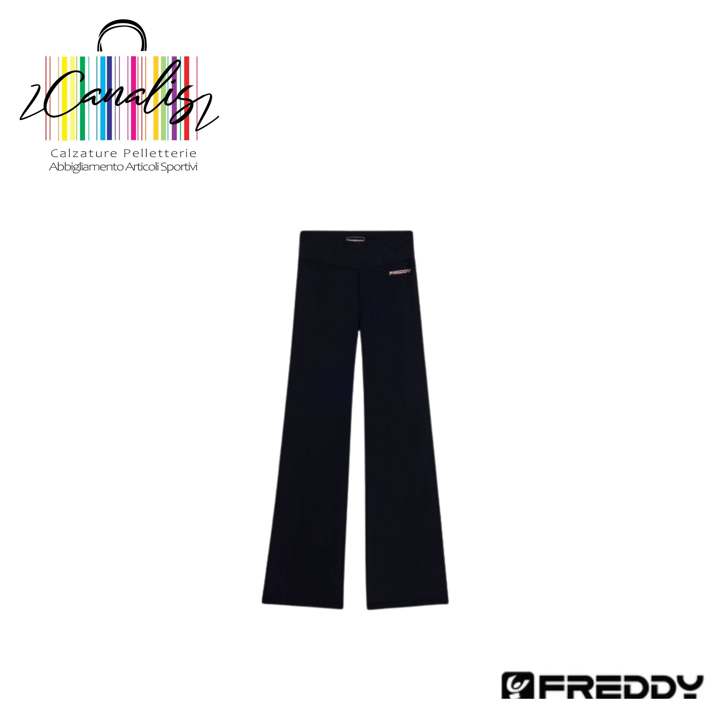 SF11HF2516 Leggings sportivi a zampa con vita alta e tasca interna FREDDY