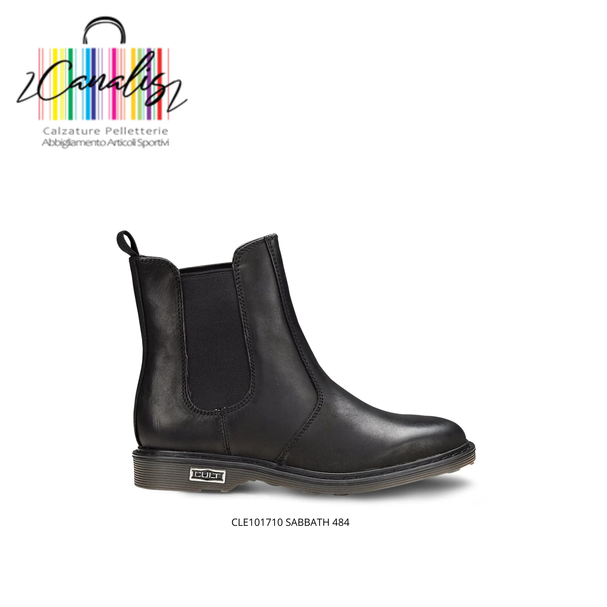 CLE101710 SABBATH 484 MID W LEATHER BLACK CULT