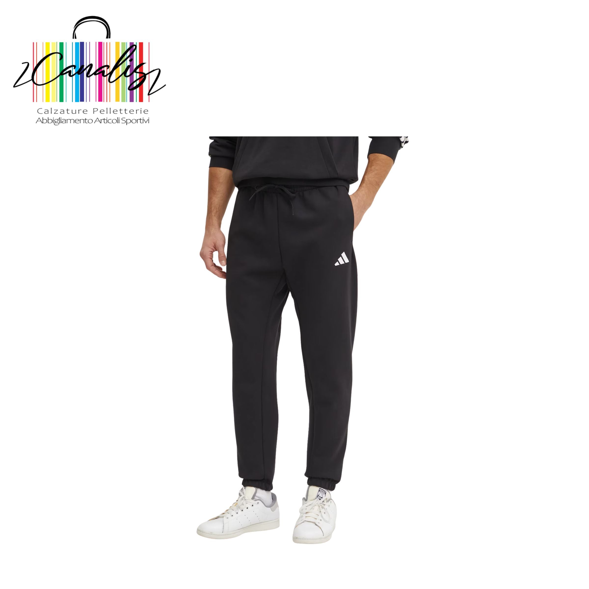 JD4949 M FI SL PT COT.INTRLK LOOSE adidas Pantalone uomo
