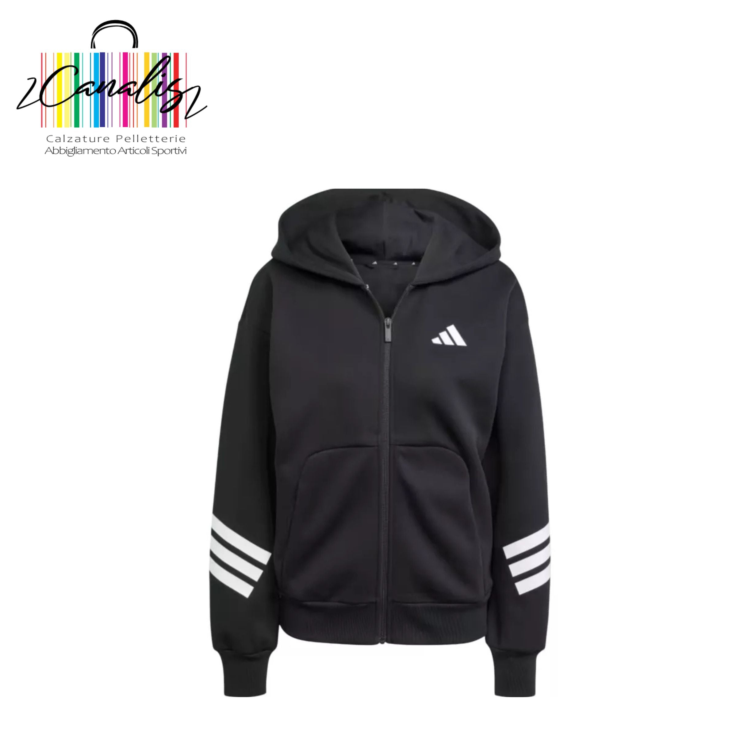 JE0171 W FI 3S FZ HD POLY-SPACER felpa donna adidas