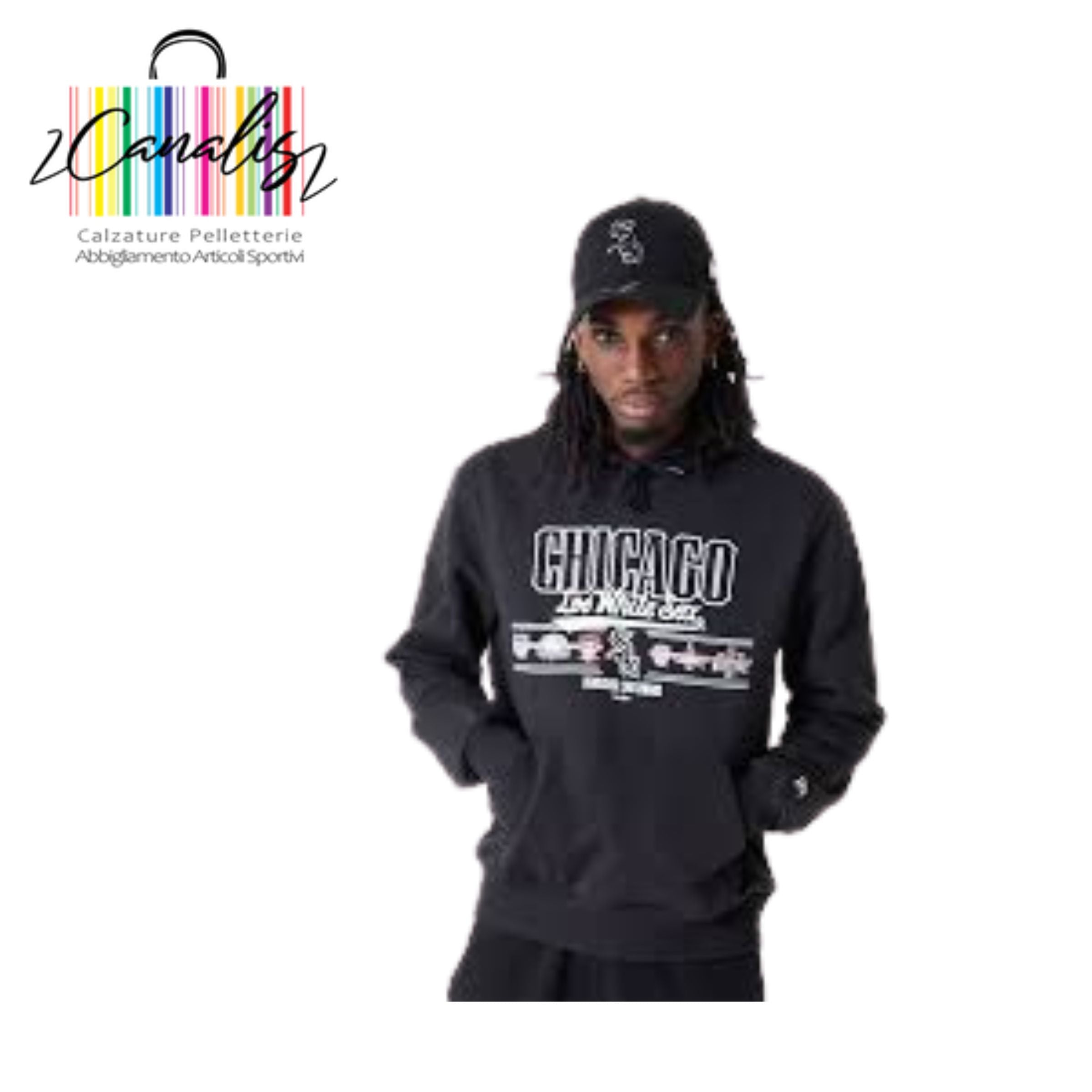 60416315 FELPA UOMO NEW ERA MLB TEAM GRAPHIC
HOODY CHIWHICO
BLKWHI