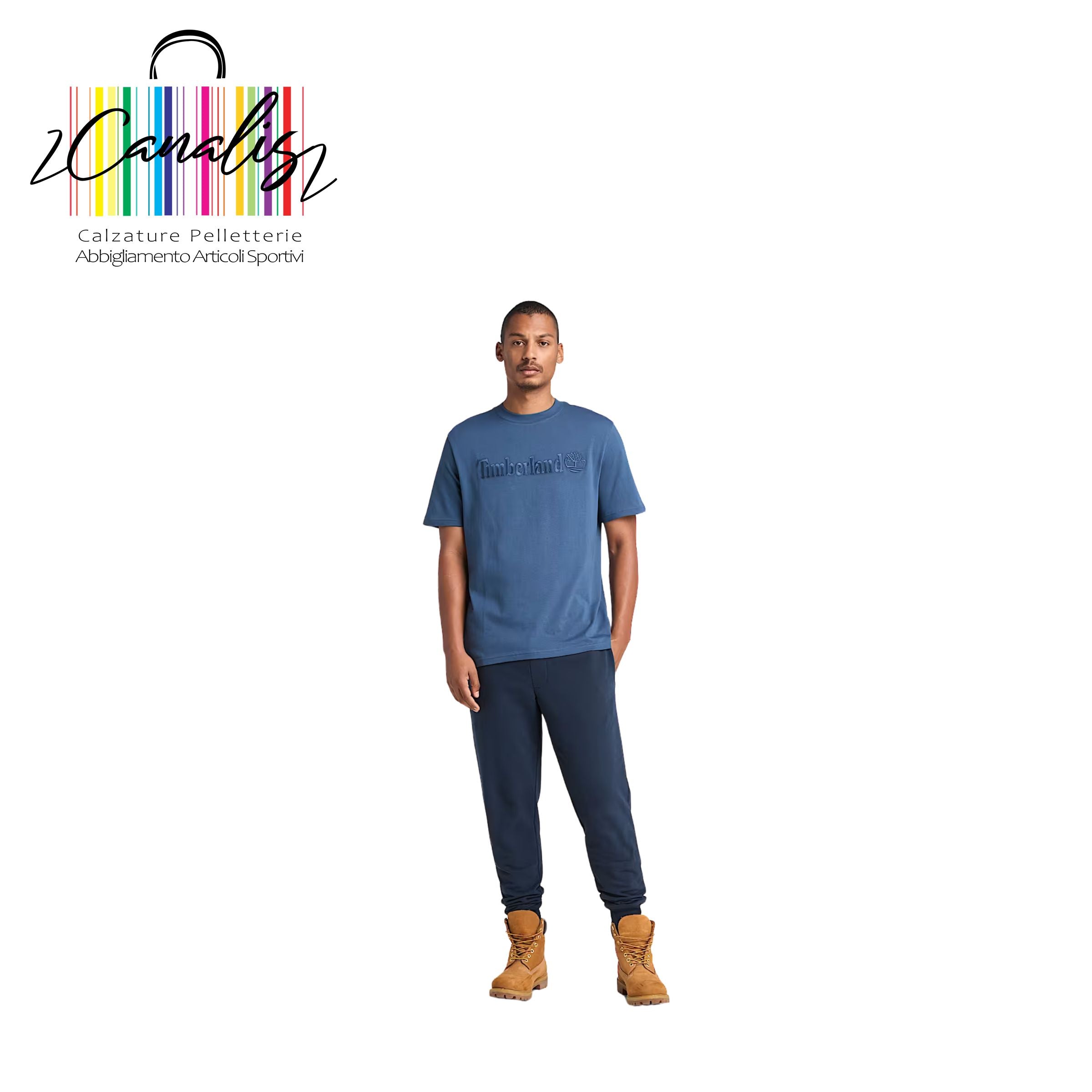 TB0A6VPE2881 HAMP Short Sleeve Tee DKBLU T-shirt Hampton da Uomo in blu scuro
TIMBERLAND