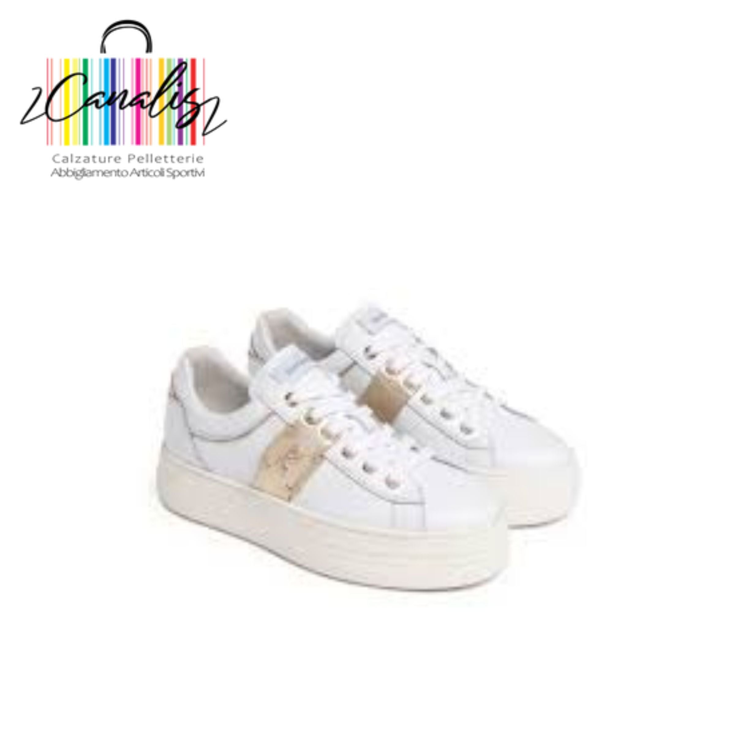 SNEAKERS DONNA NERO GIARDINI PELLE BIANCO
I308412D