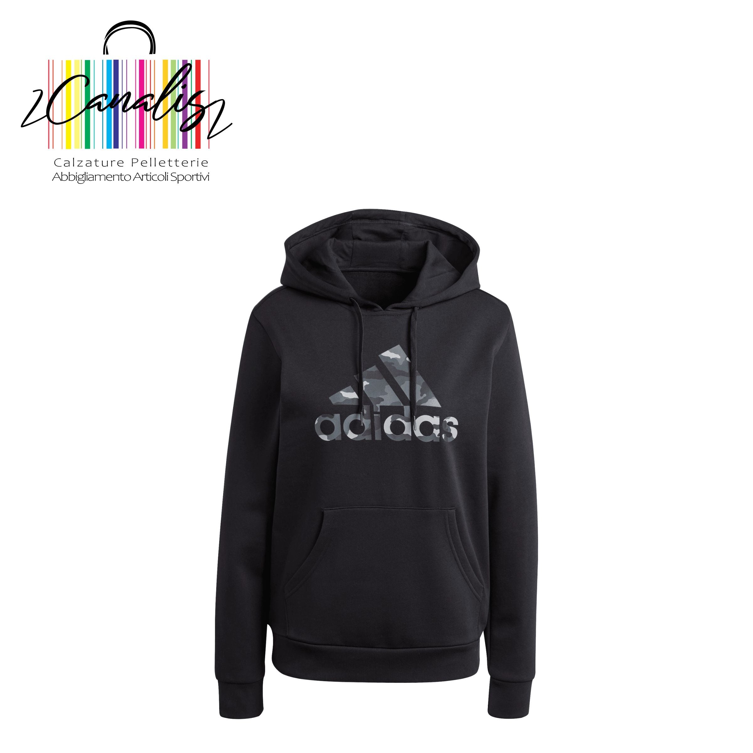 FELPA DONNA IW5154 W CAMO BTS HD BLACK ADIDAS