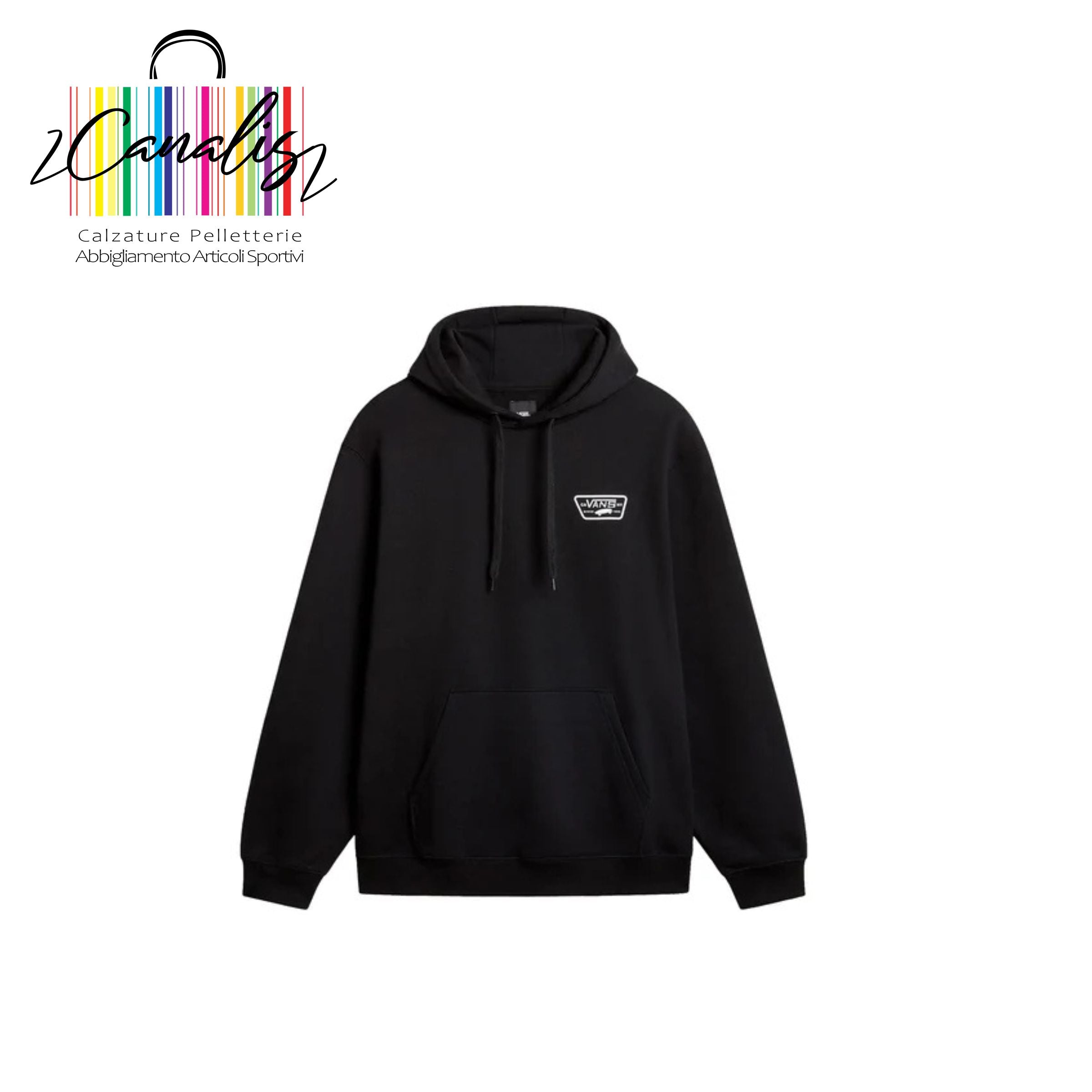 FELPA BAMBINO VN000JBEBLK1 Full Patched II PO Black VANS