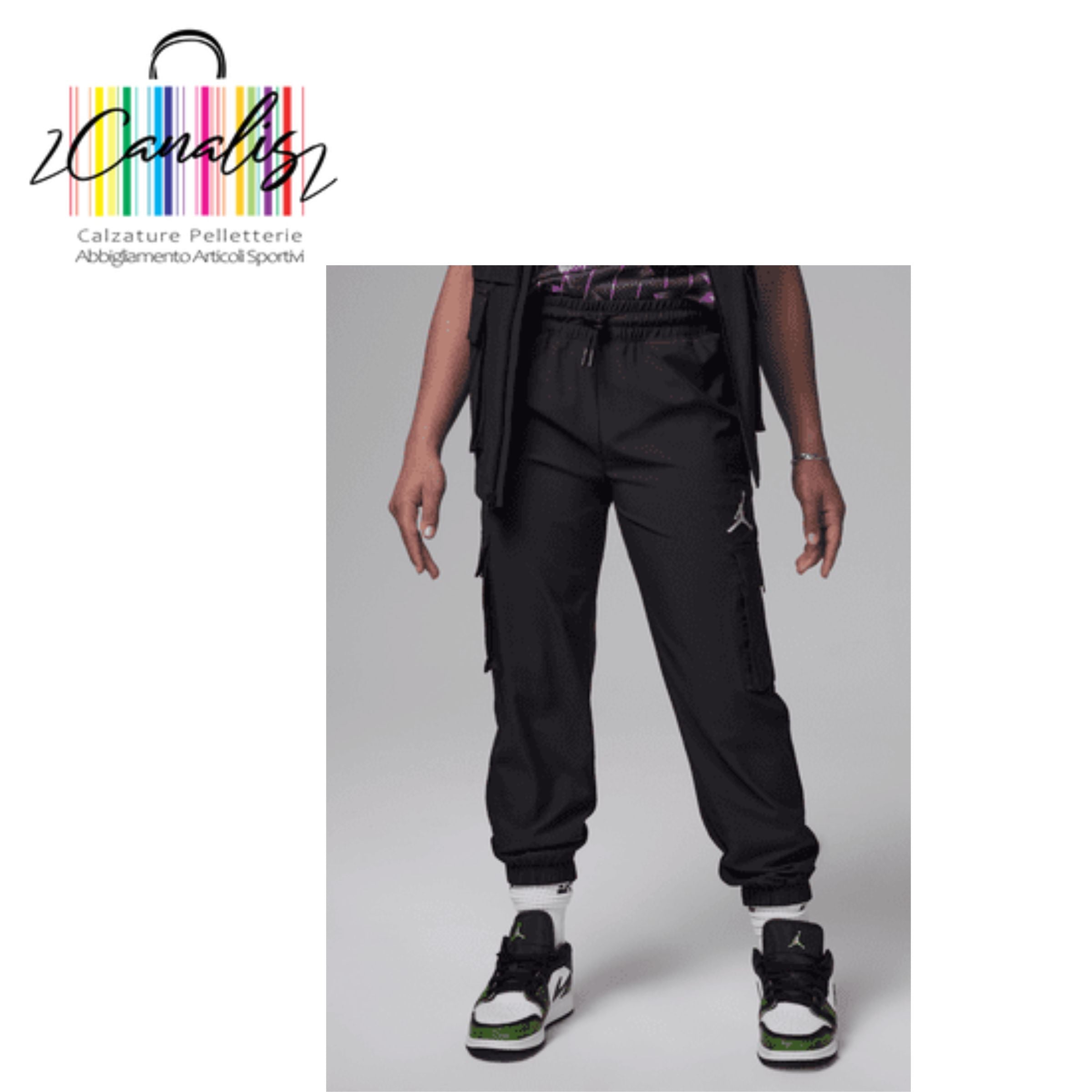 pantalone cargo ragazza 45C654 JDG JORDAN POST UP CARGO