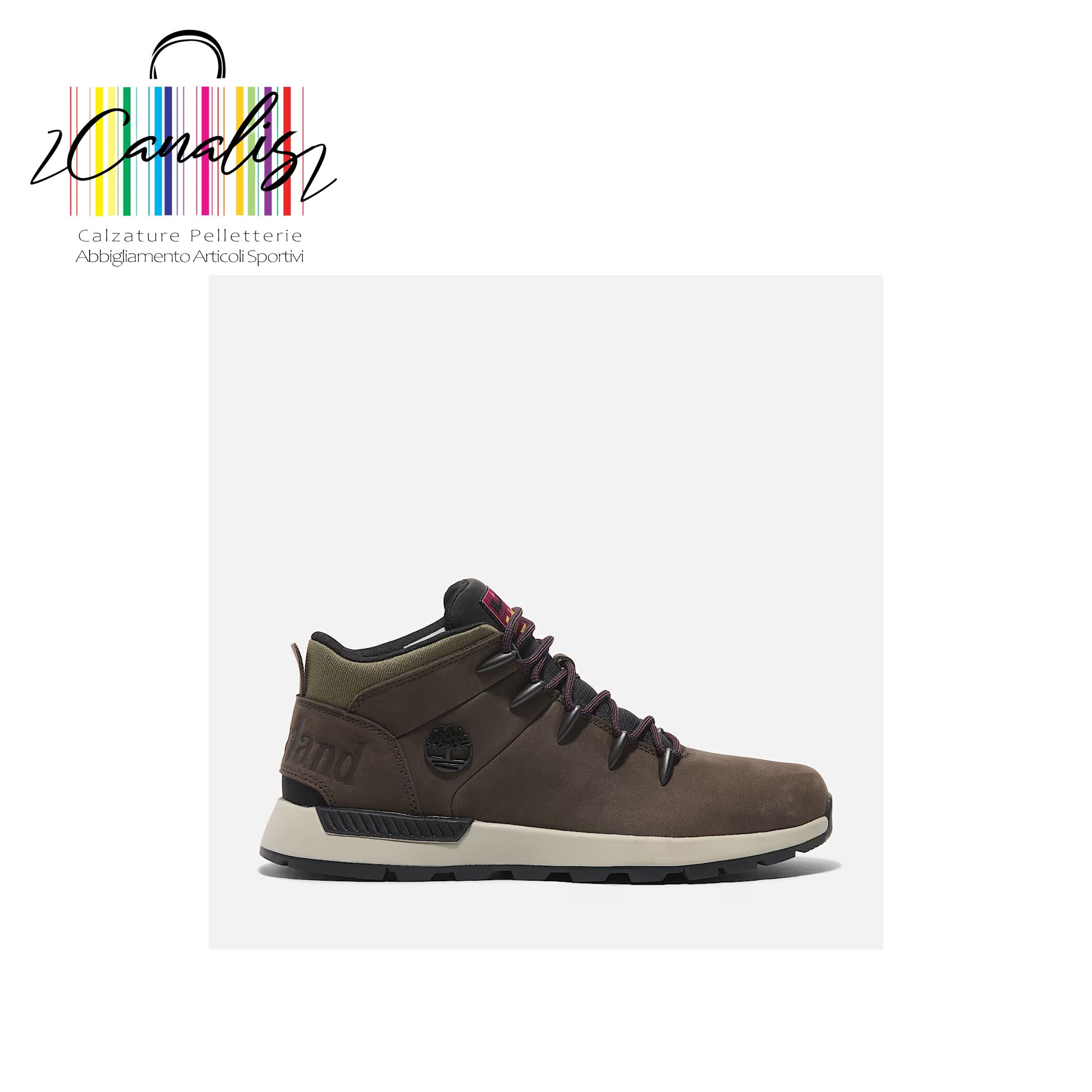 Scarponcino TB0A6DQDW071 SPTK MID LACE SNEAKER DKBR TIMBERLAND