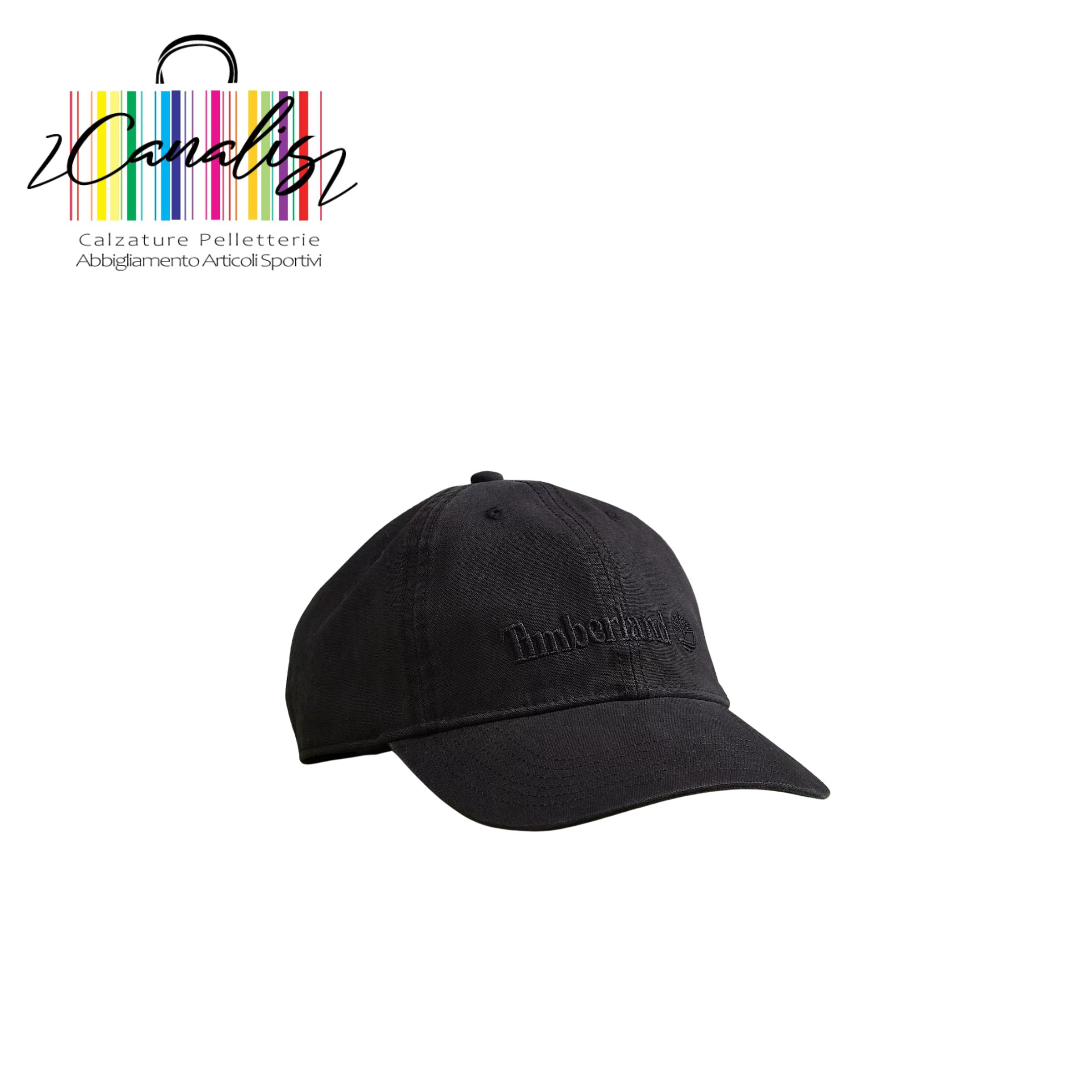 TB0A65QX0011 COOP Cooper Hill BB Cap BLACK Berretto da Baseball Ricamato Cooper Hill da Uomo in colore nero TIMBERLAND