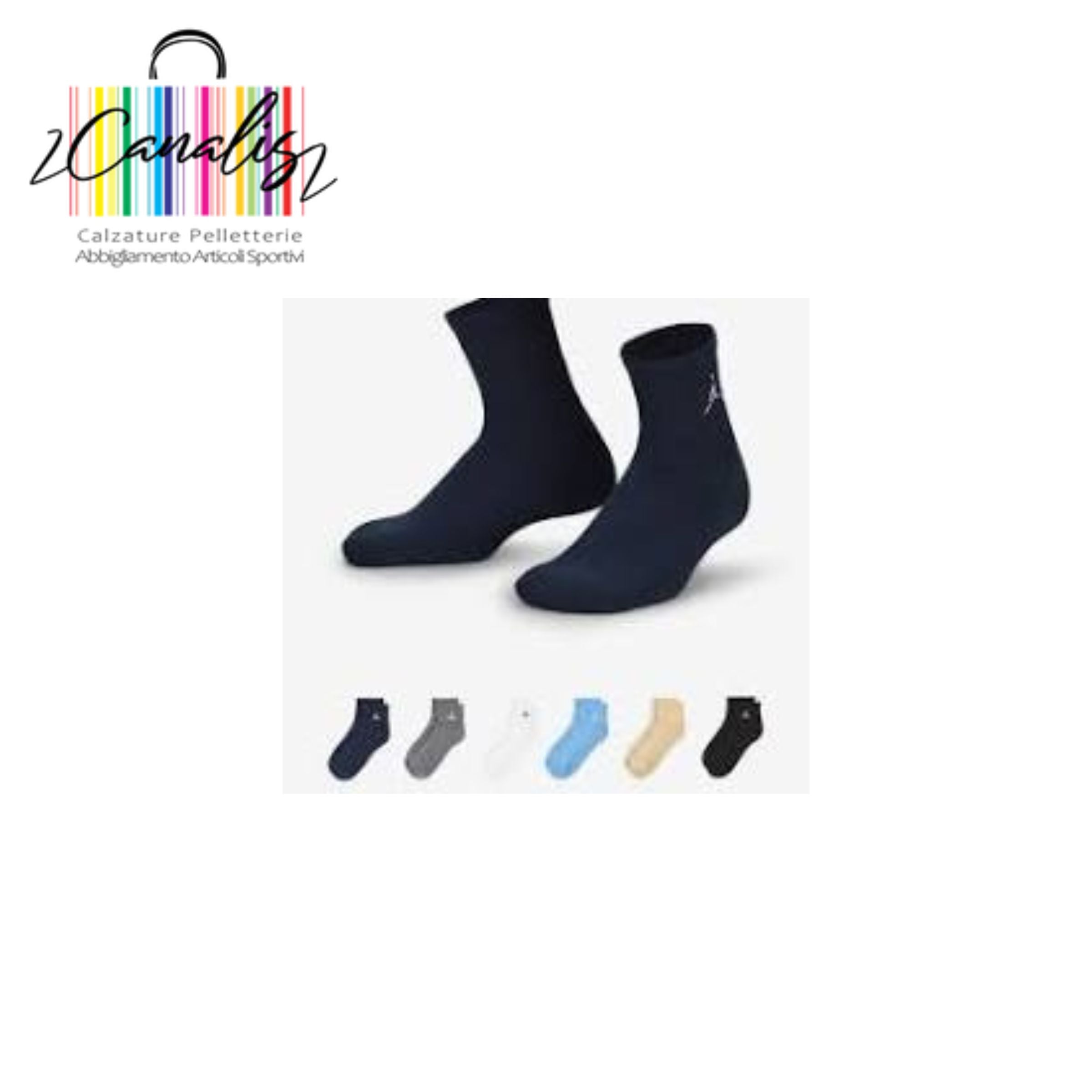 set calze corte jordan BJ0593-JHN EVERYDAY ESSENTIALS 6PK AN 695