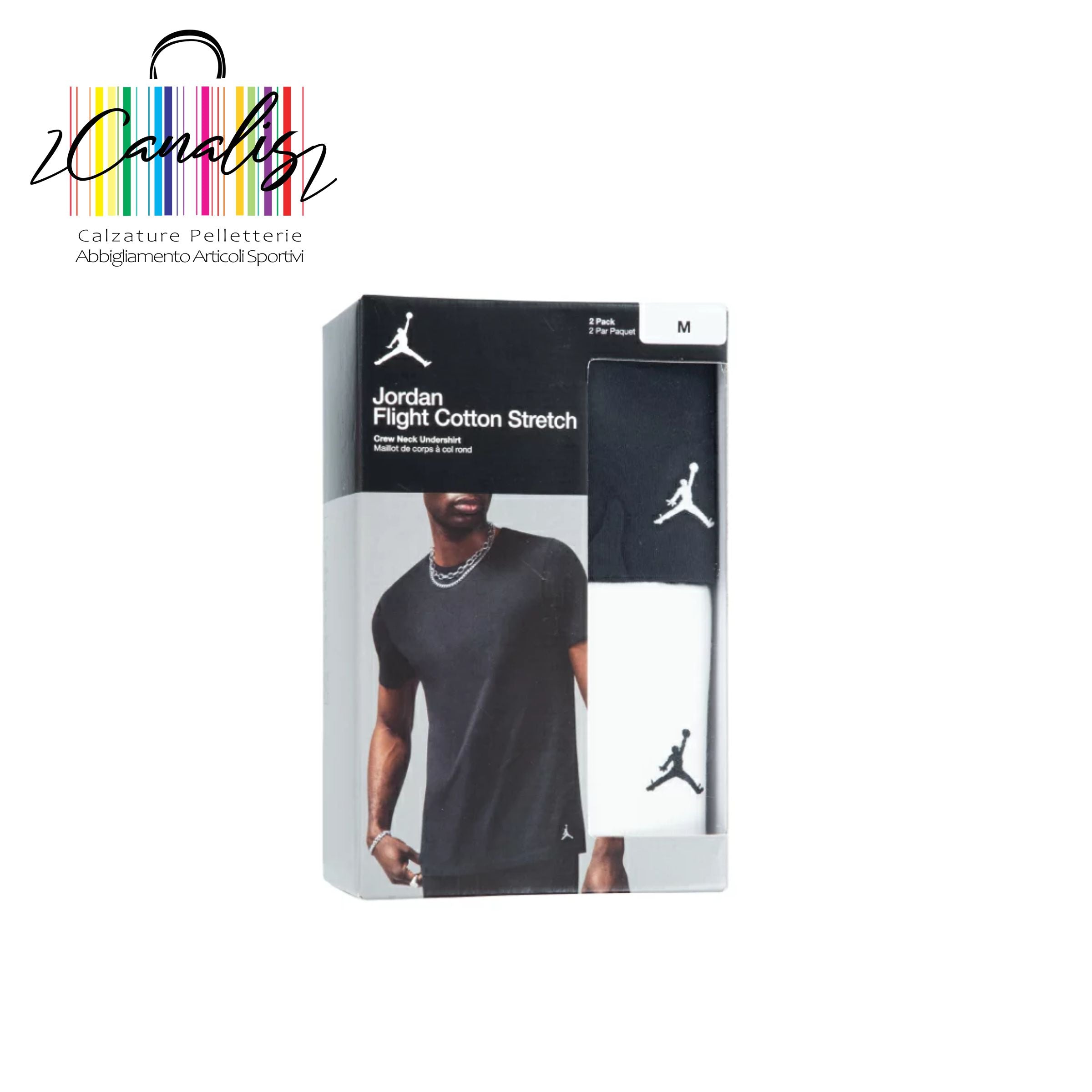 BI PACK T-SHIRT JM0625-001 JHM FLIGHT BASE TEE 2PK
