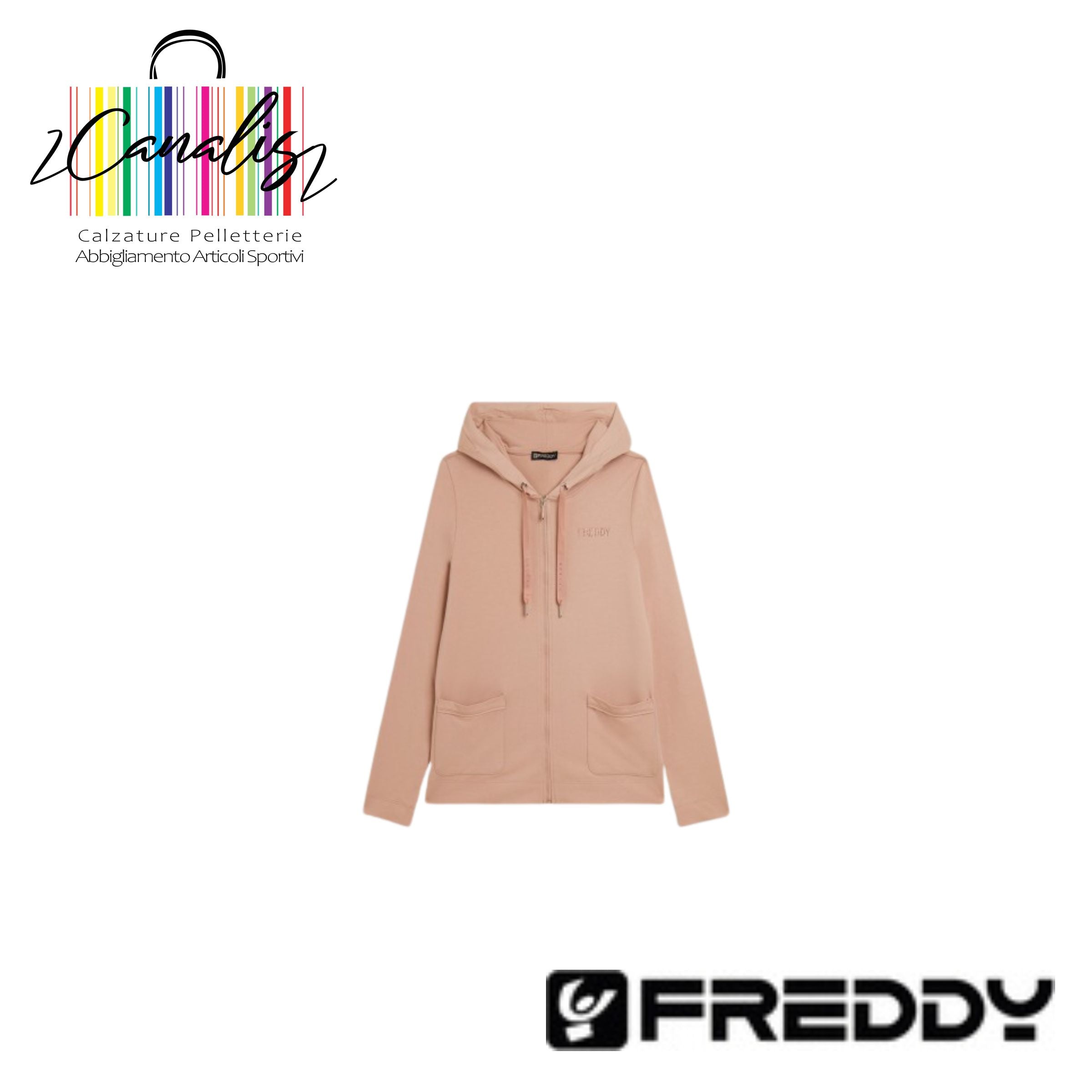 S26WCXS4 Felpa cappuccio zip FREDDY