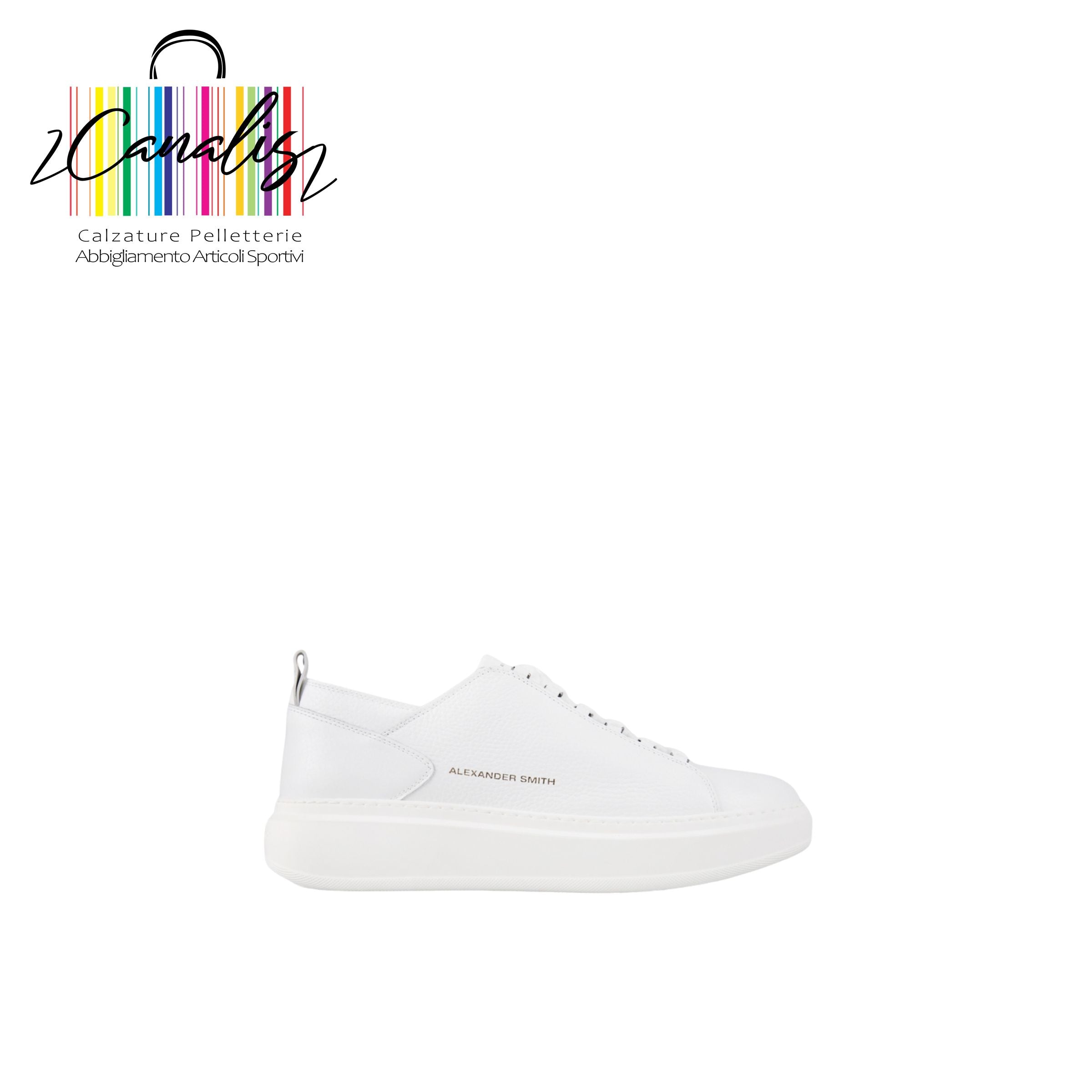 SNEAKER UOMO WEMBLEY HIGH FREQUENCY MAN WHITE ALEXANDER SMITH