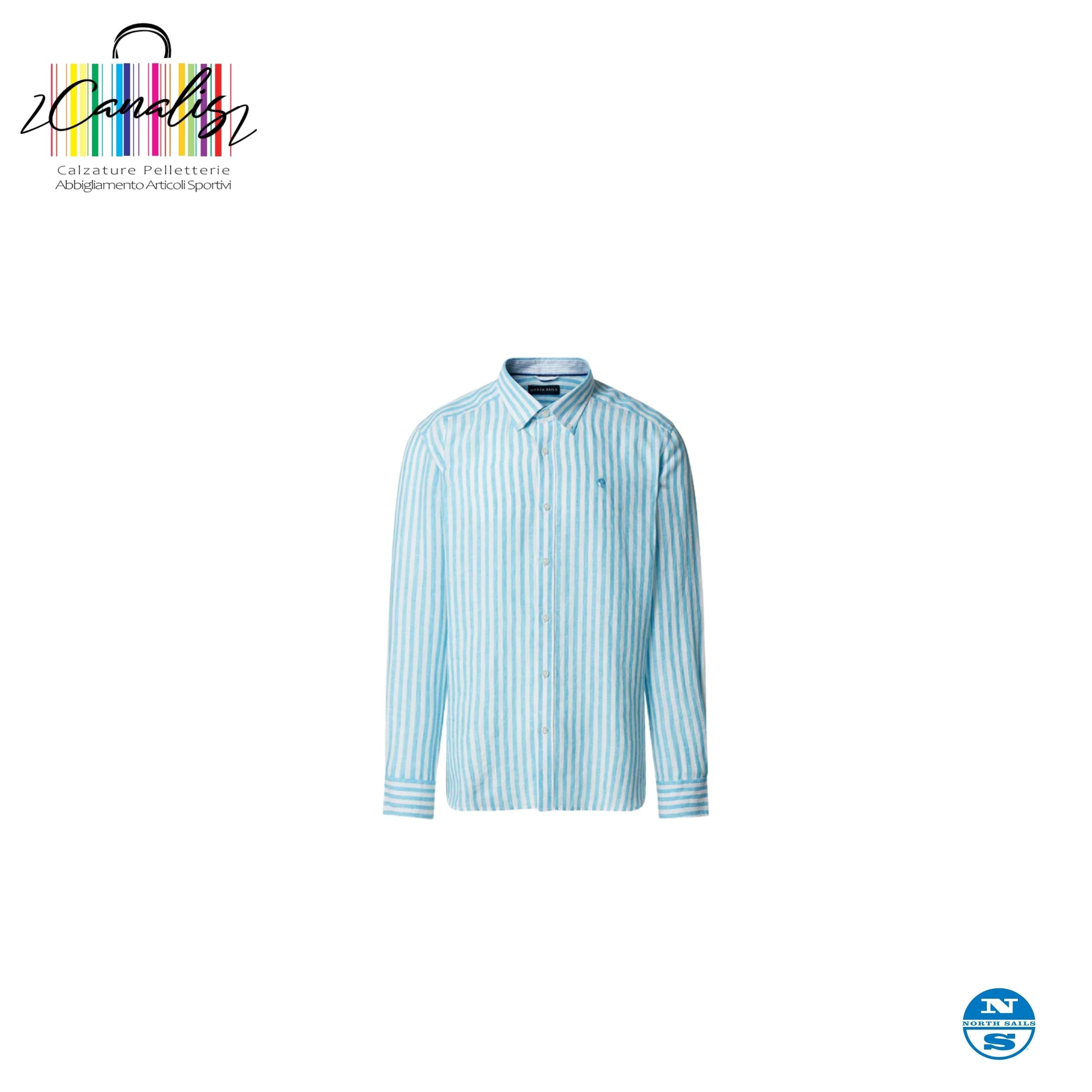664454-000-C001 SHIRT SPREAD COLLAR LONG SLEEVE NORTH SAILS