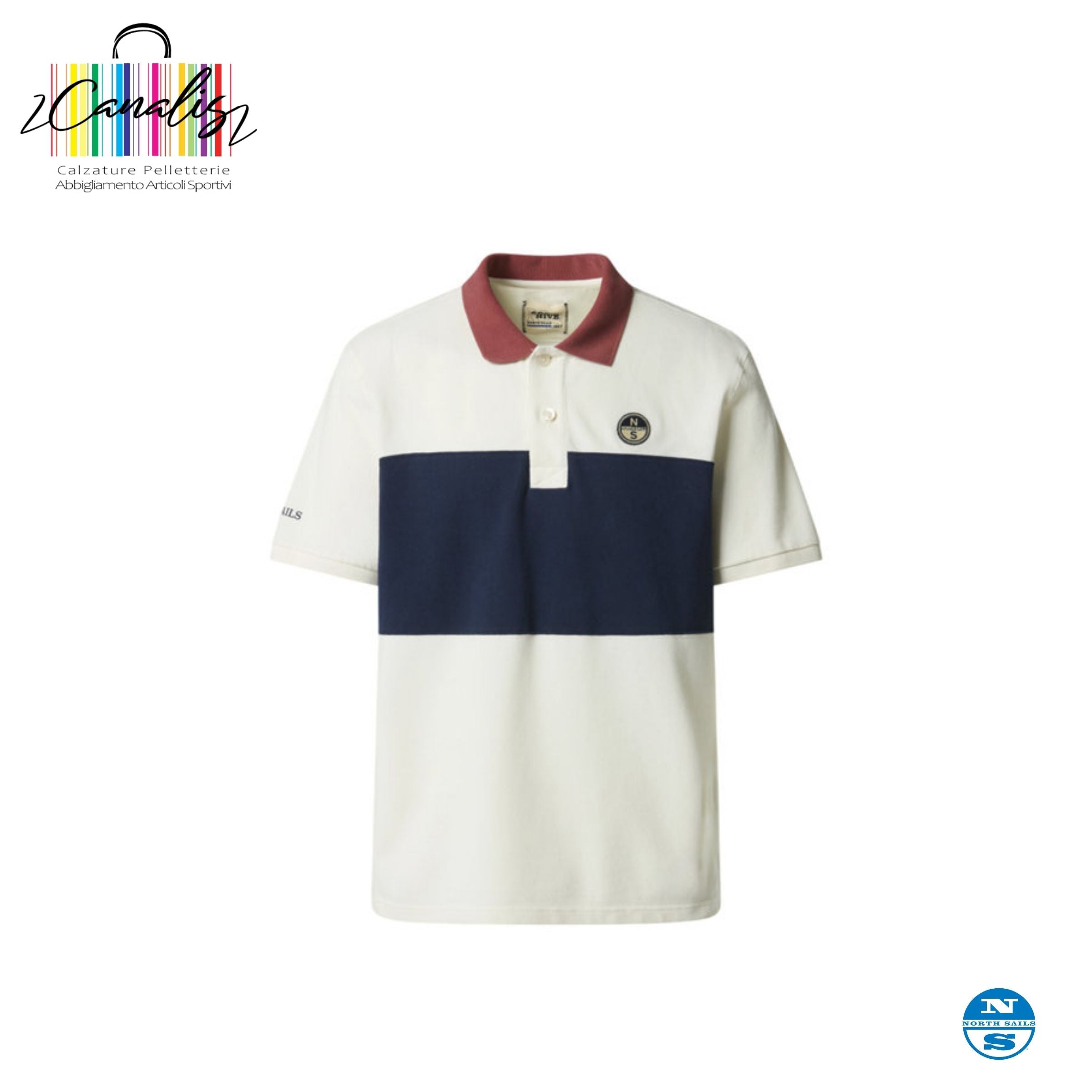 692730-000-C001 COLOR BLOCK POLO SHORT SLEEVE north sails