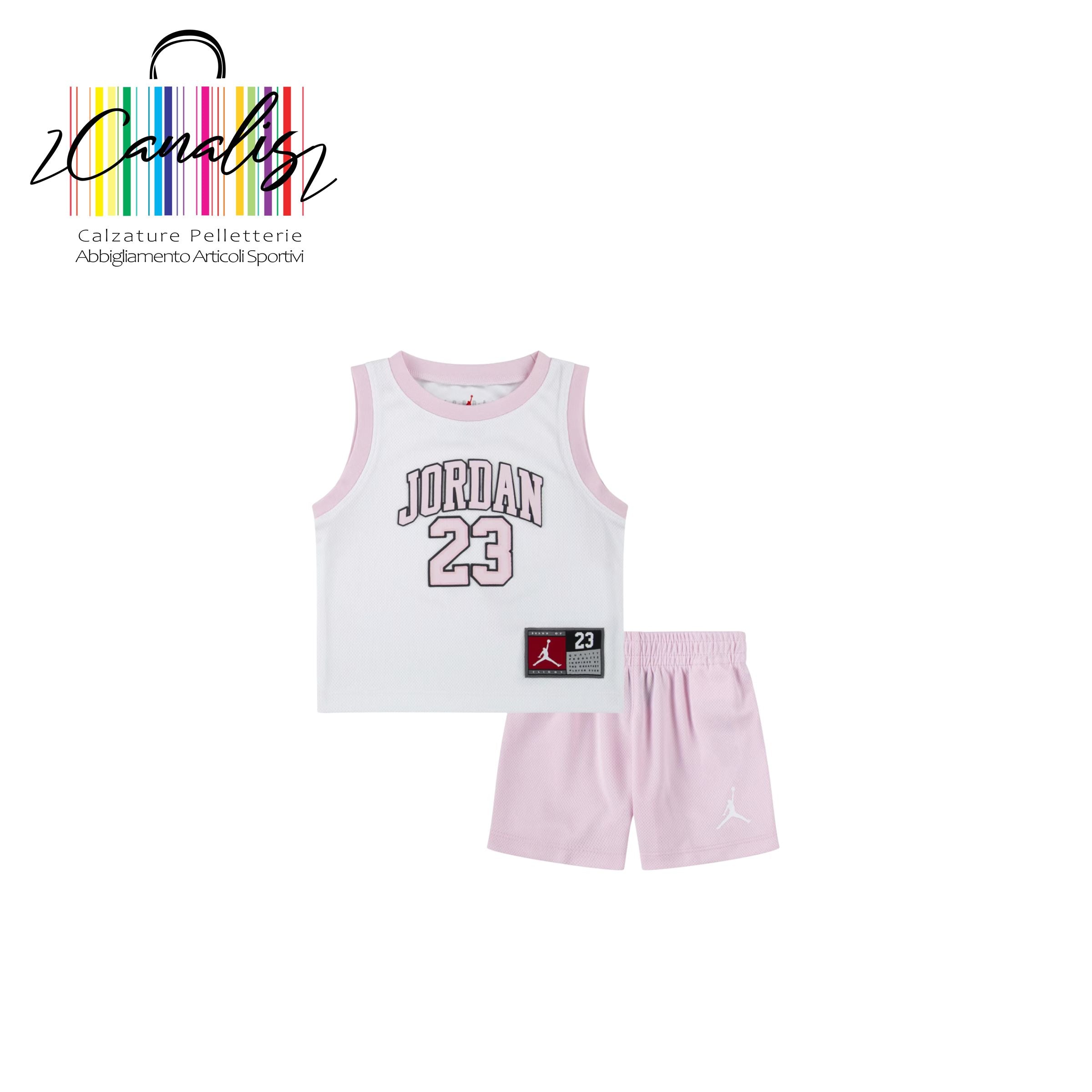 65C919-A9Y JDN JORDAN 23 JERSEY SET INFANT 9/12 MESI  JORDAN GIRL