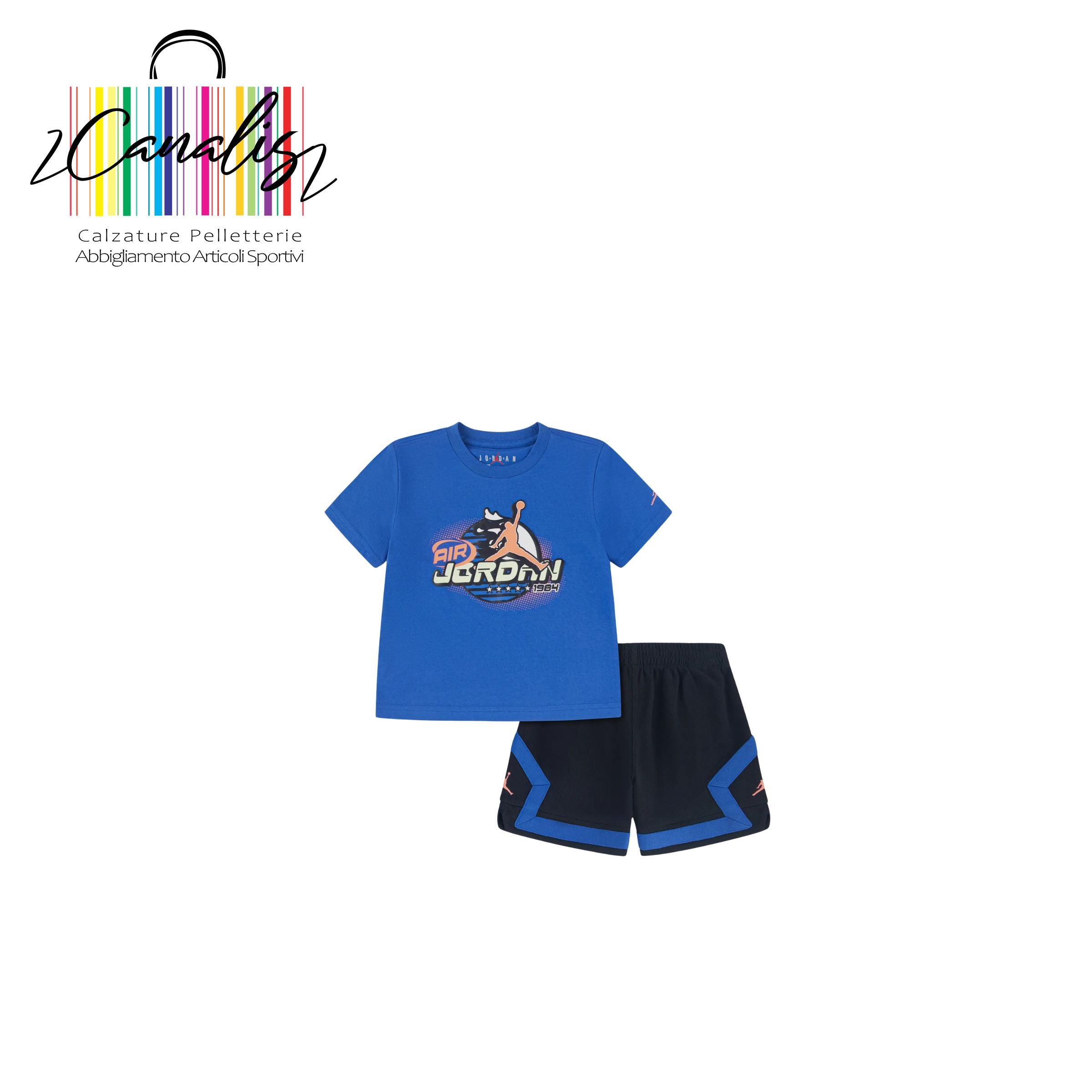 65F885-023 JDB SUPER SPLASH TECH SHORT+T-SHIRT JORDAN JUNIOR SET