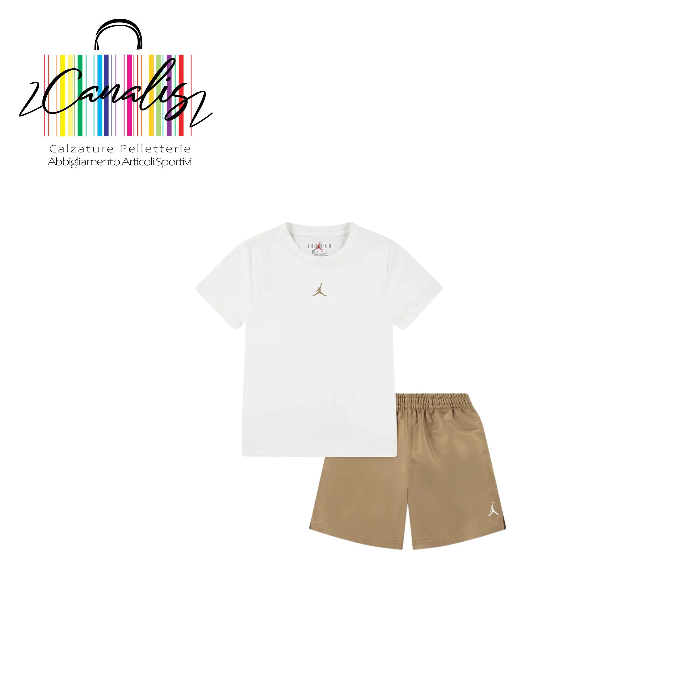 85D907-J34 JDB JUMPMAN WOVEN PLAY set Jordan junior 2/7 anni bambino
