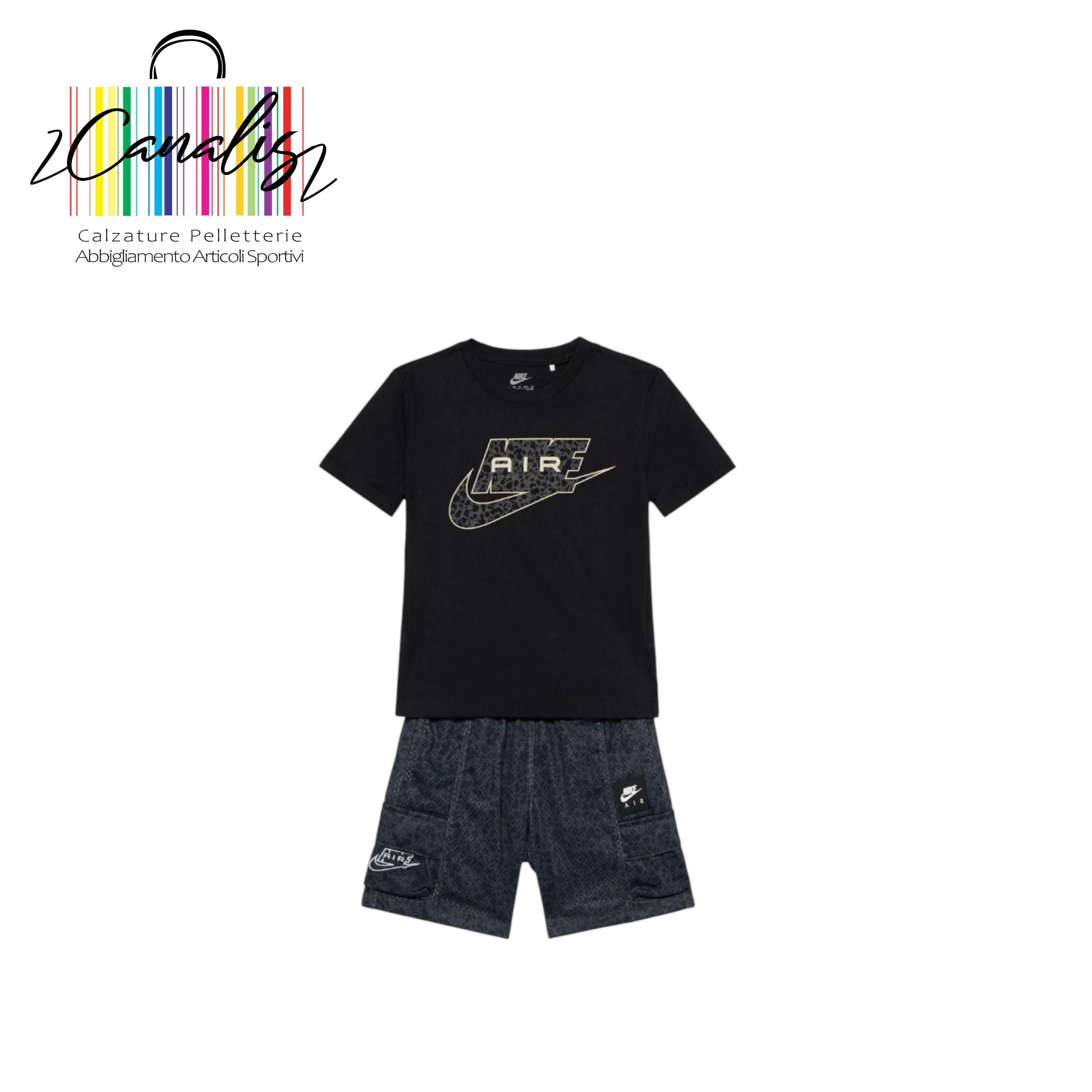86P001-693 NKB B NK AIR AOP CARGO completo bambina 2/7 anni nike