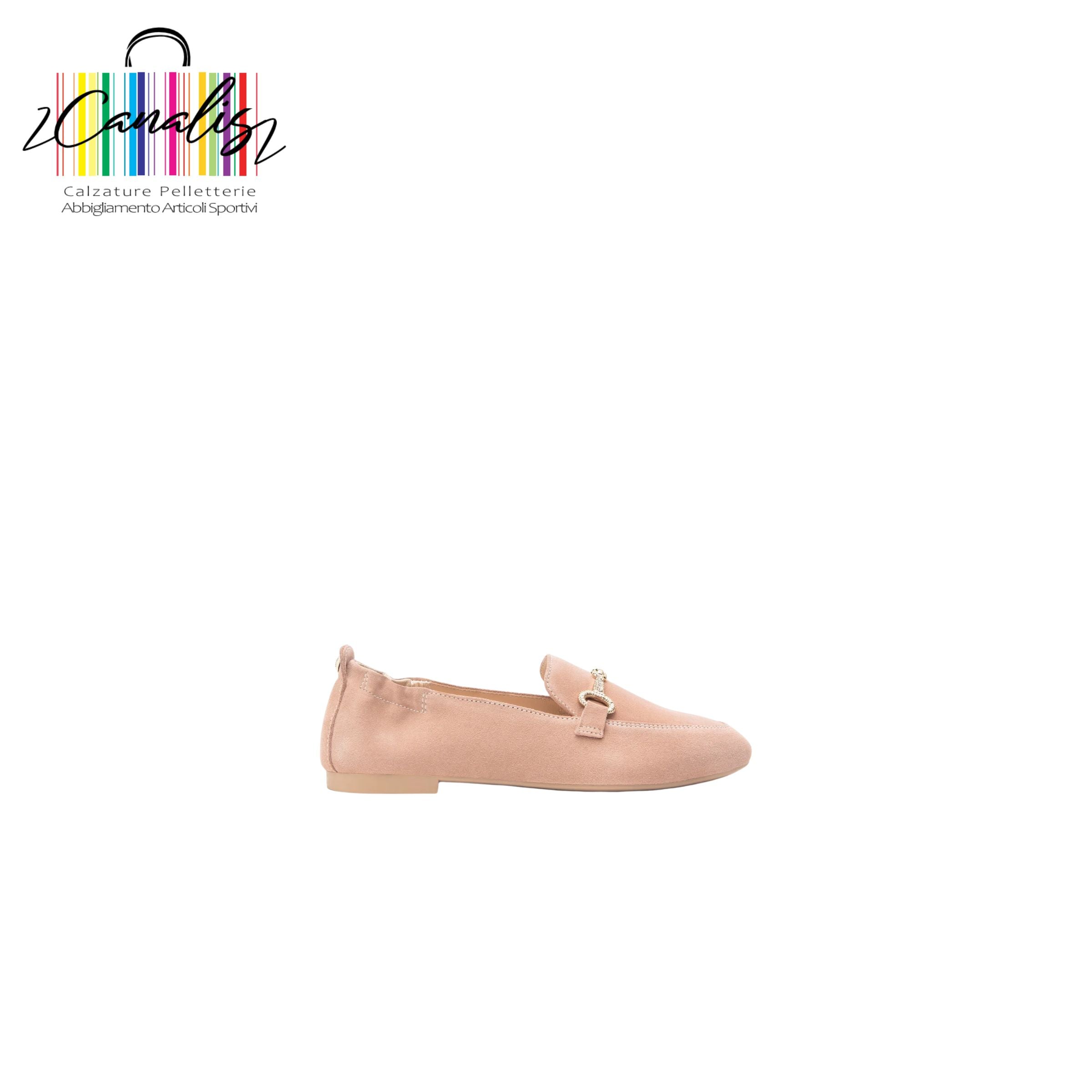 E512620D  NeroGiardini
Mocassini da donna in camoscio