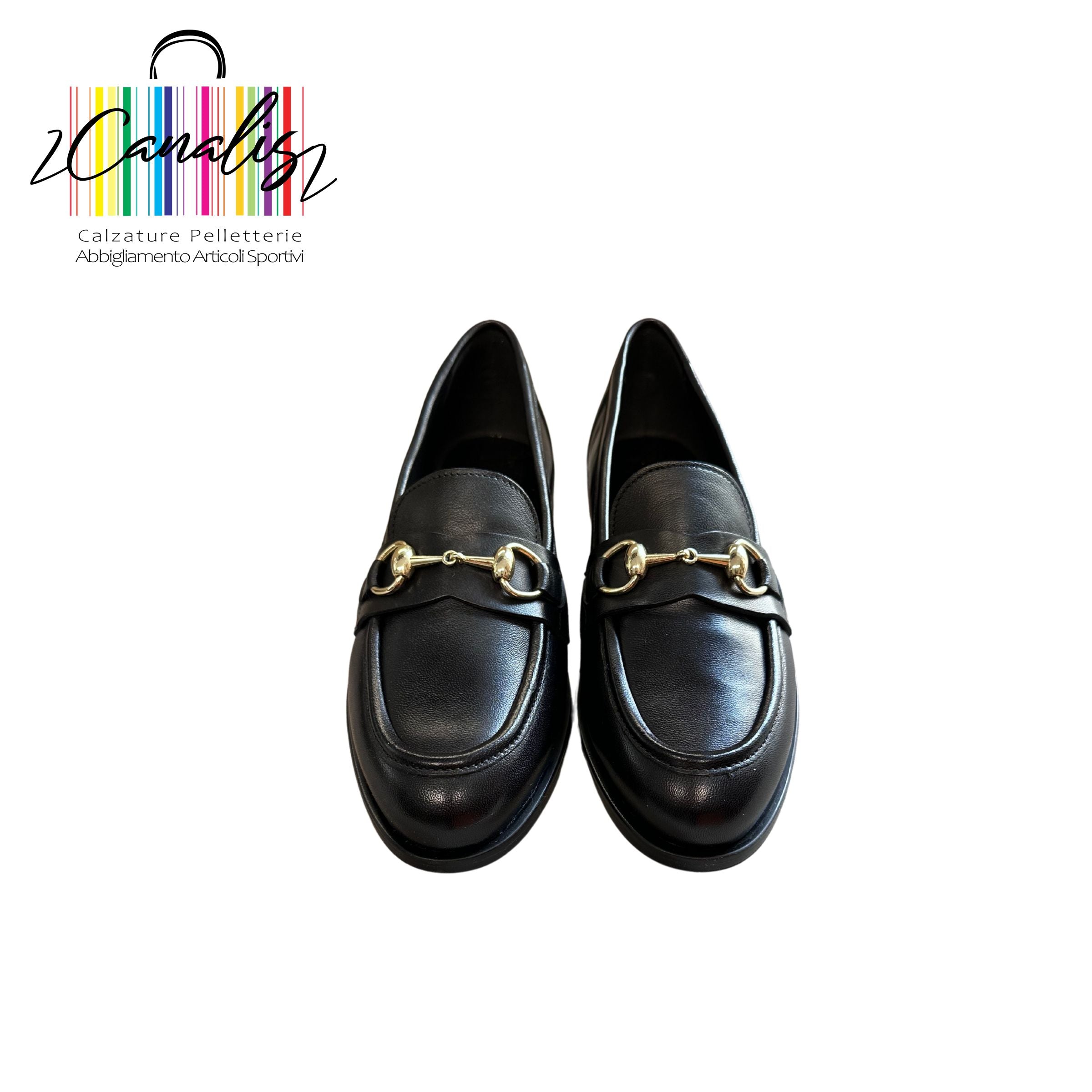 1STUF138 F1 mocassino pelle nero