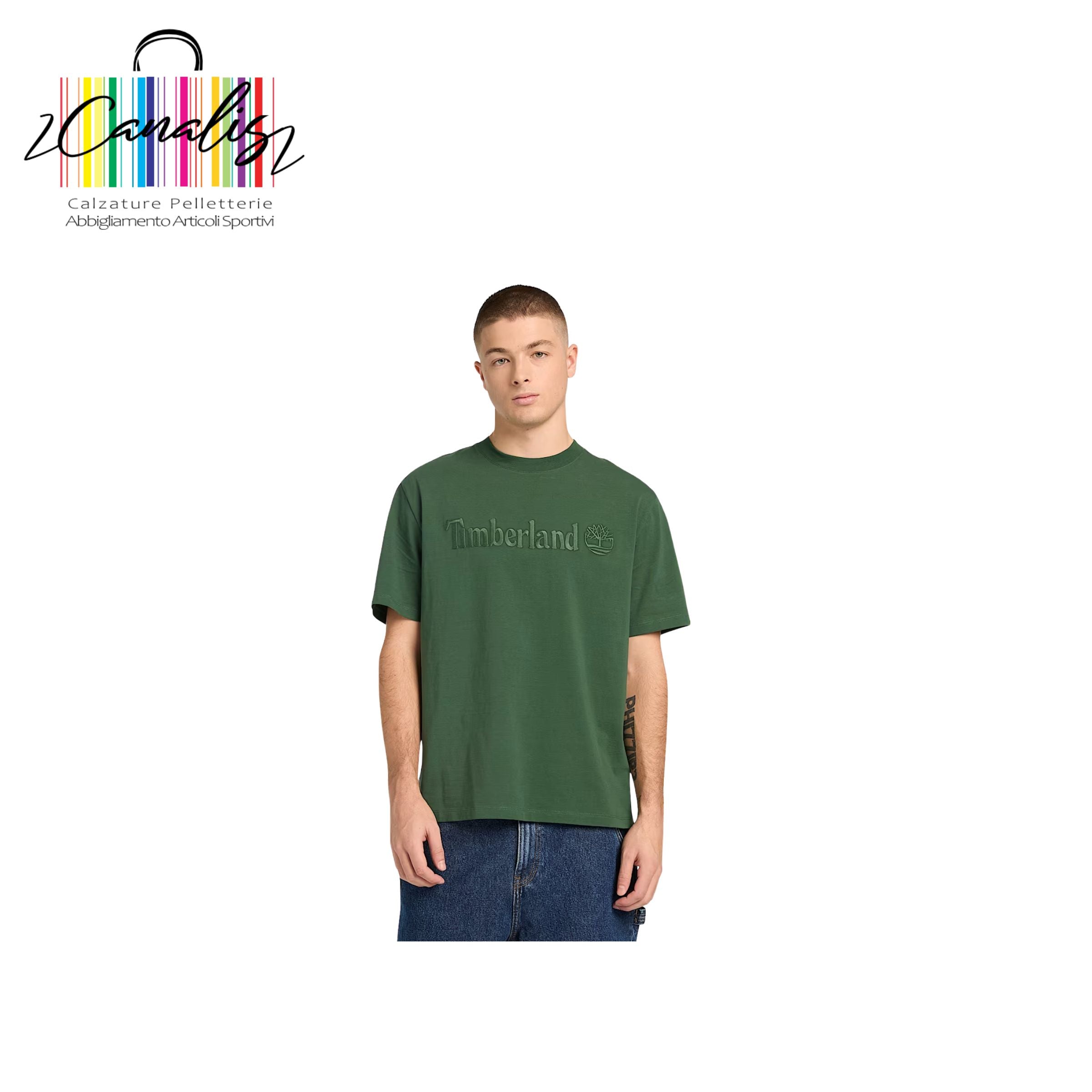 TB0A6VPE TIMBERLAND T-shirt a Maniche Corte Hampthon da Uomo