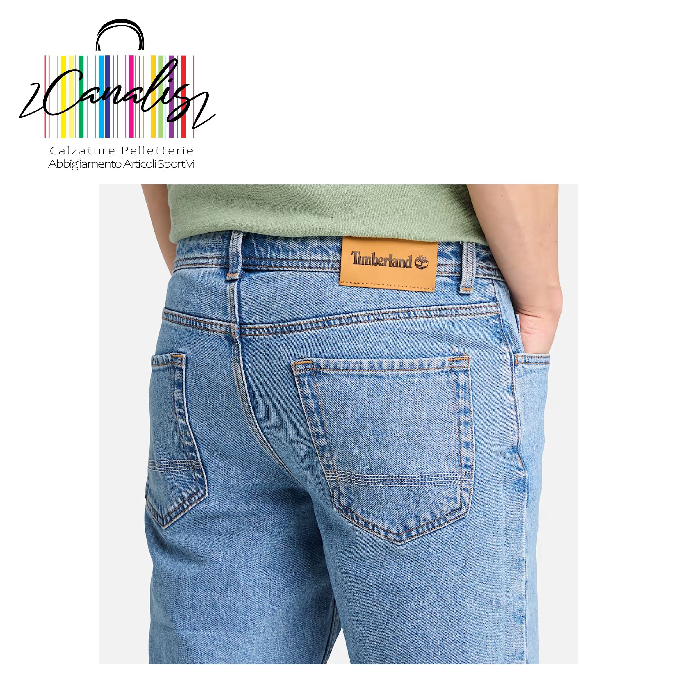 TB0A6GNFBQ81 Denim Short LTBLU Shorts in Denim da Uomo in blu chiaro
REGULAR TIMBERLAND