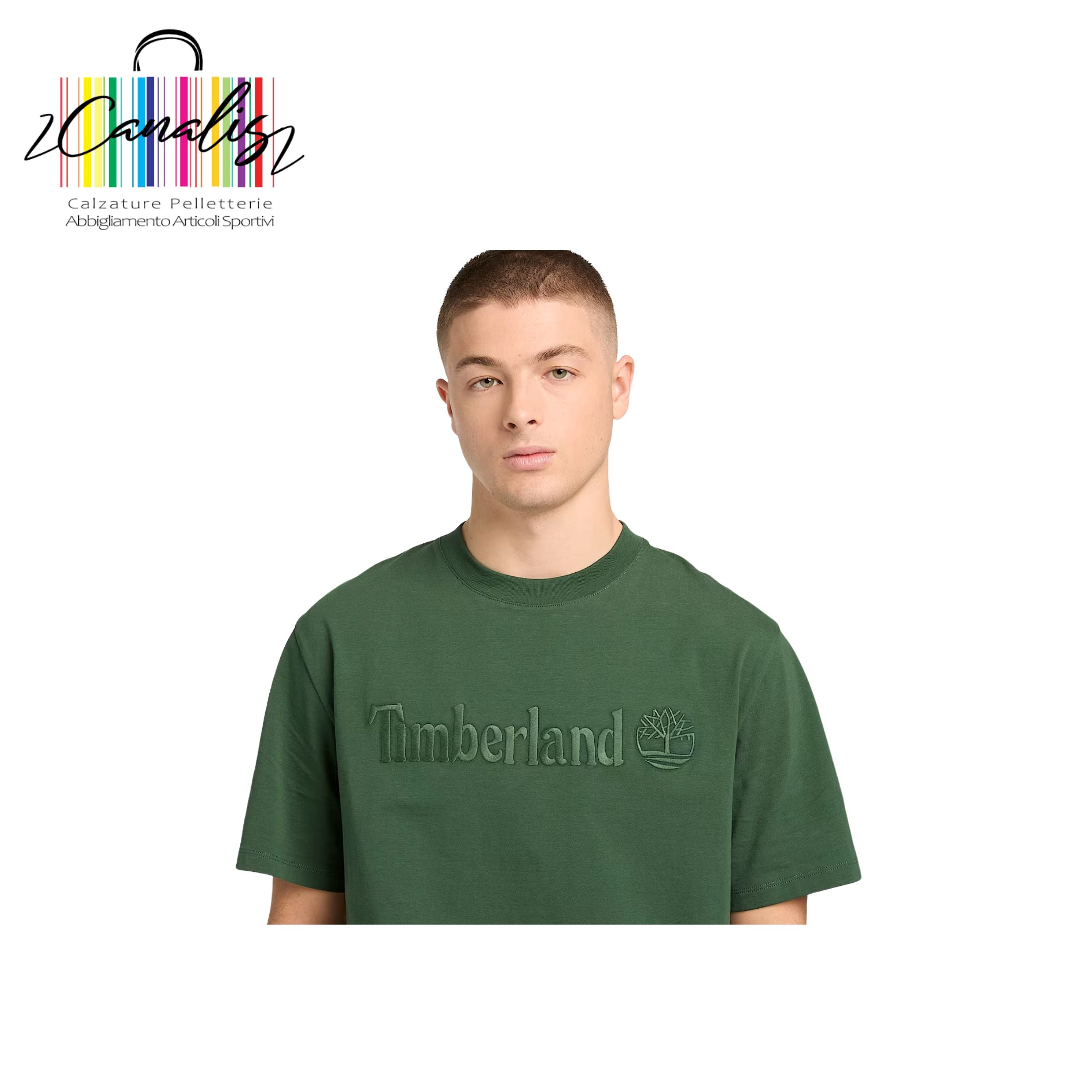 TB0A6VPE TIMBERLAND T-shirt a Maniche Corte Hampthon da Uomo