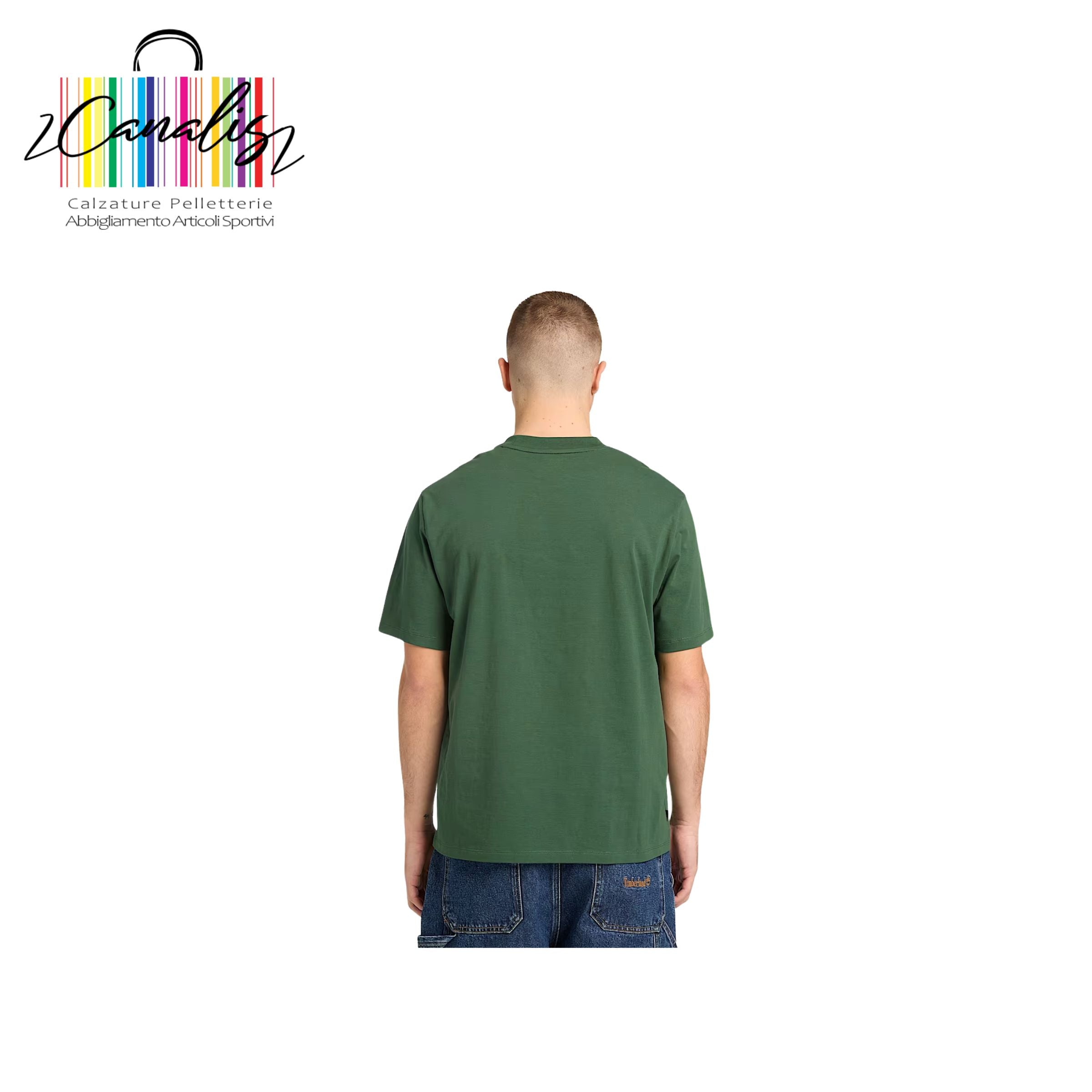 TB0A6VPE TIMBERLAND T-shirt a Maniche Corte Hampthon da Uomo
