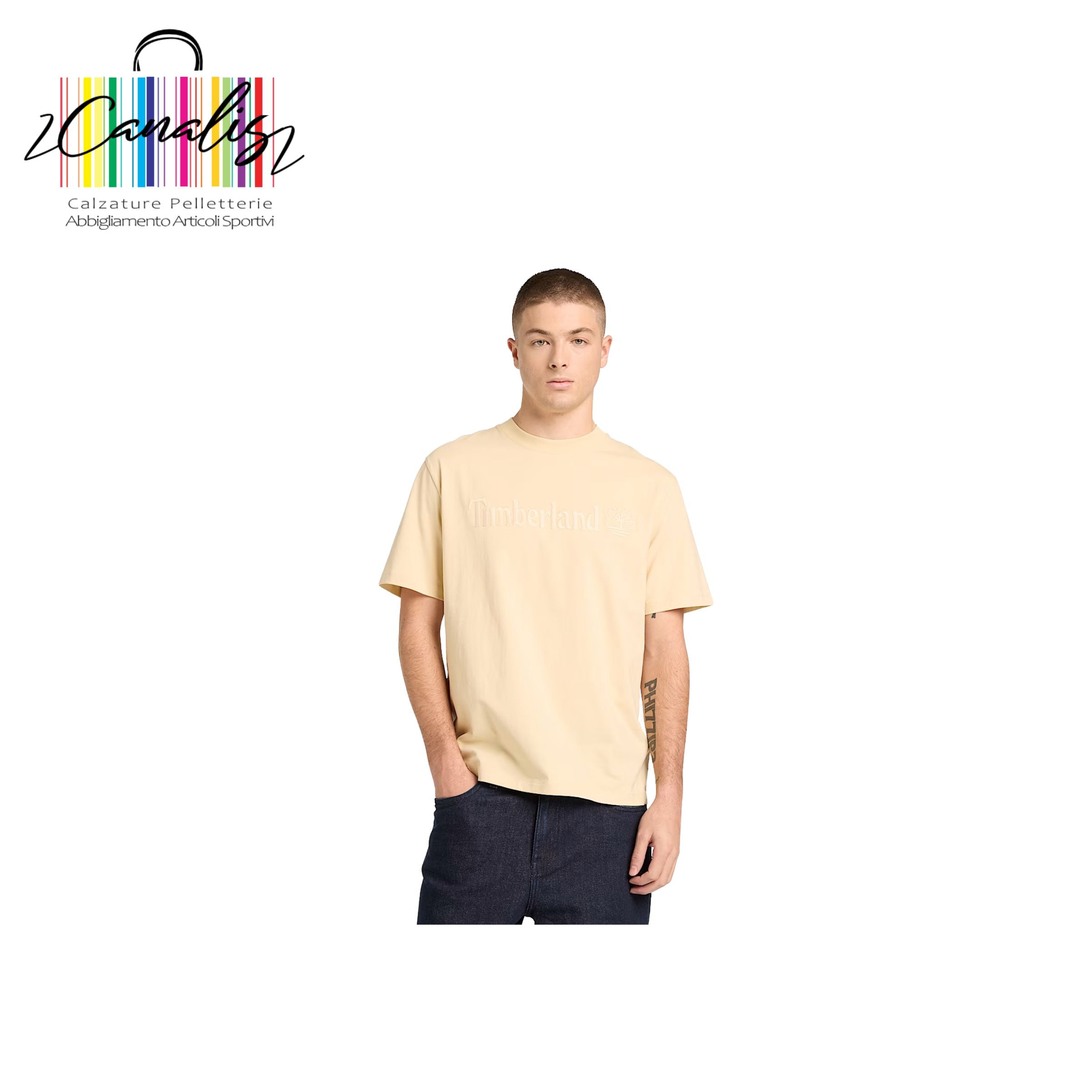TB0A6VPE TIMBERLAND T-shirt a Maniche Corte Hampthon da Uomo