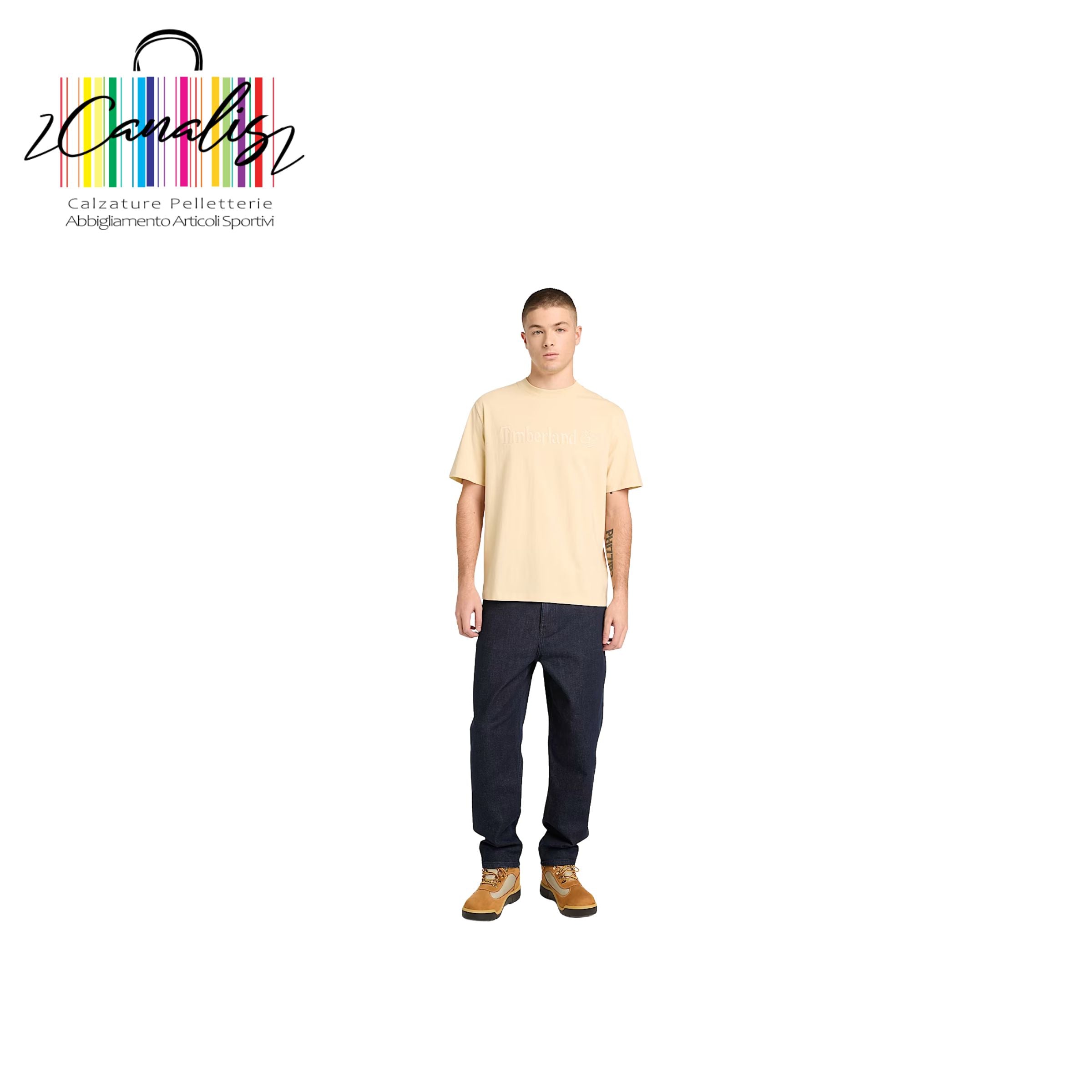 TB0A6VPE TIMBERLAND T-shirt a Maniche Corte Hampthon da Uomo